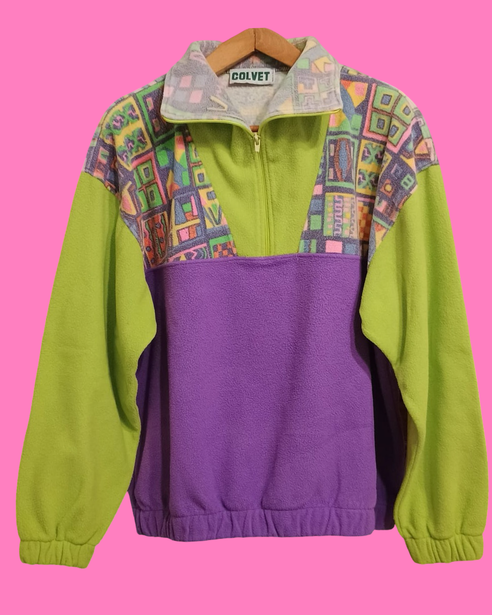 Vintage Multicolor Fantasy 90's Sweatshirt Unisex Size L