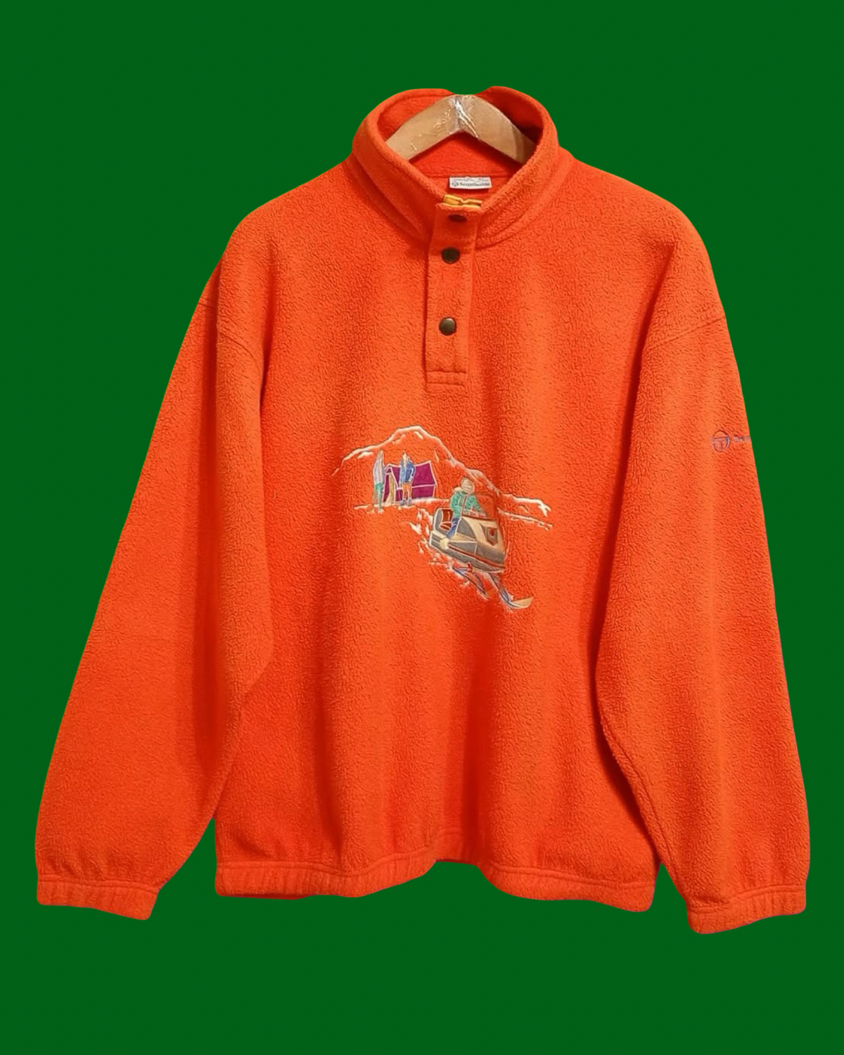 Vintage Multicolor Fantasy 90's Rare Sergio Tacchini Fleece Unisex Size XL