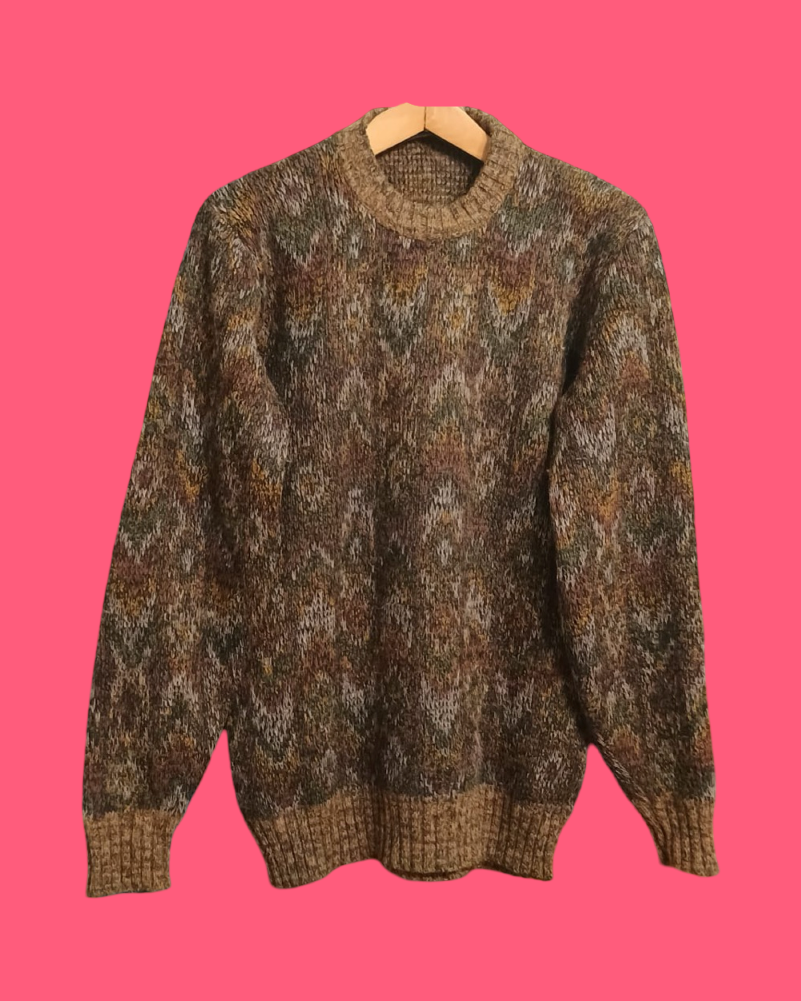 Vintage Multicolor Fantasy 90's Sweater Unisex Size XL