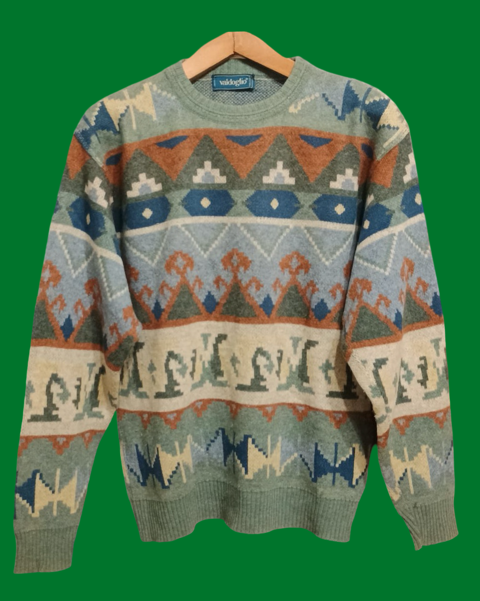 Vintage Multicolor Fantasy 90's Sweater Unisex Size M