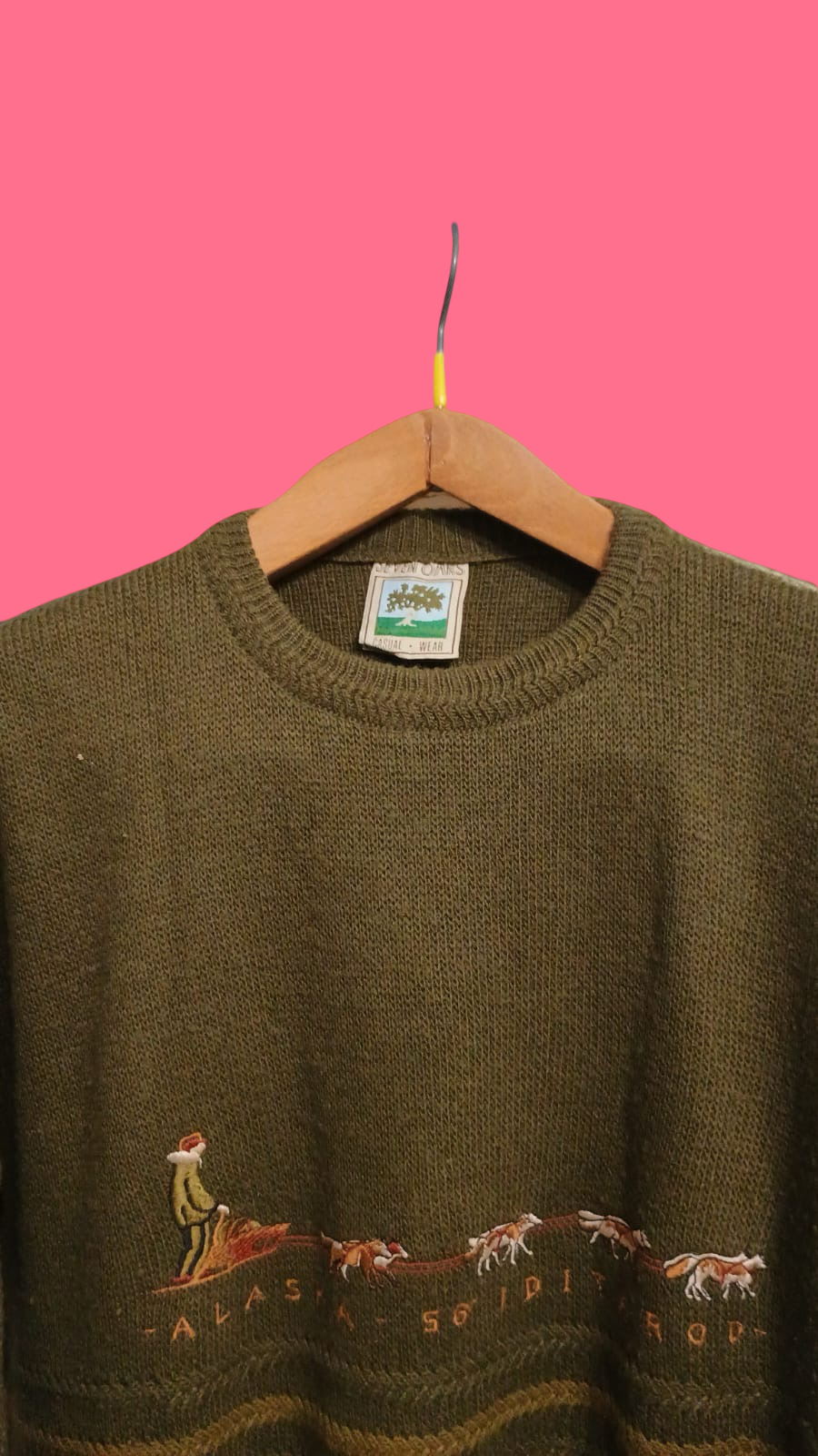 Vintage Multicolor Fantasy 90's Sweater Unisex Size L