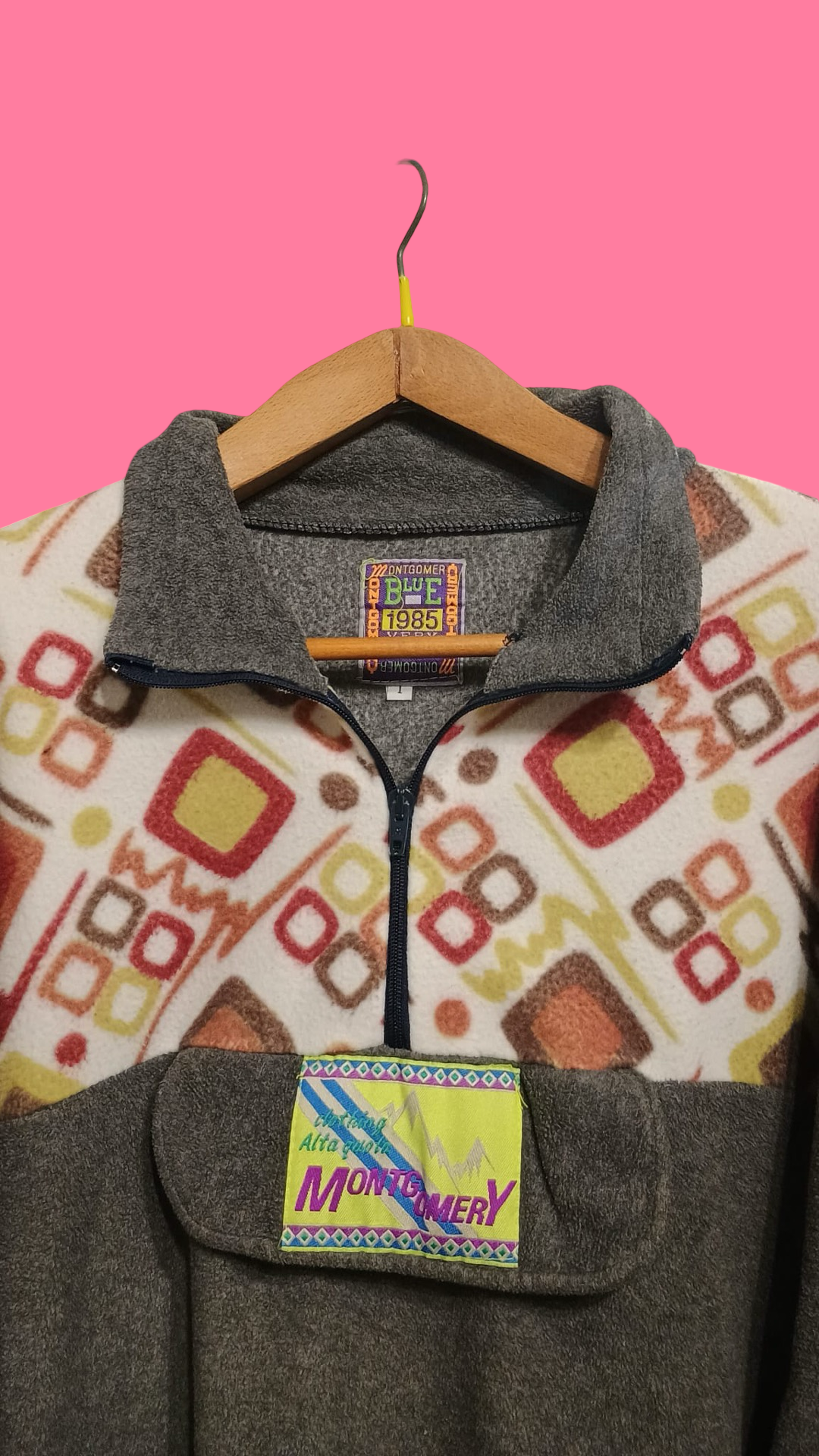 Vintage Multicolor Fantasy 90's Sweatshirt Unisex Size L