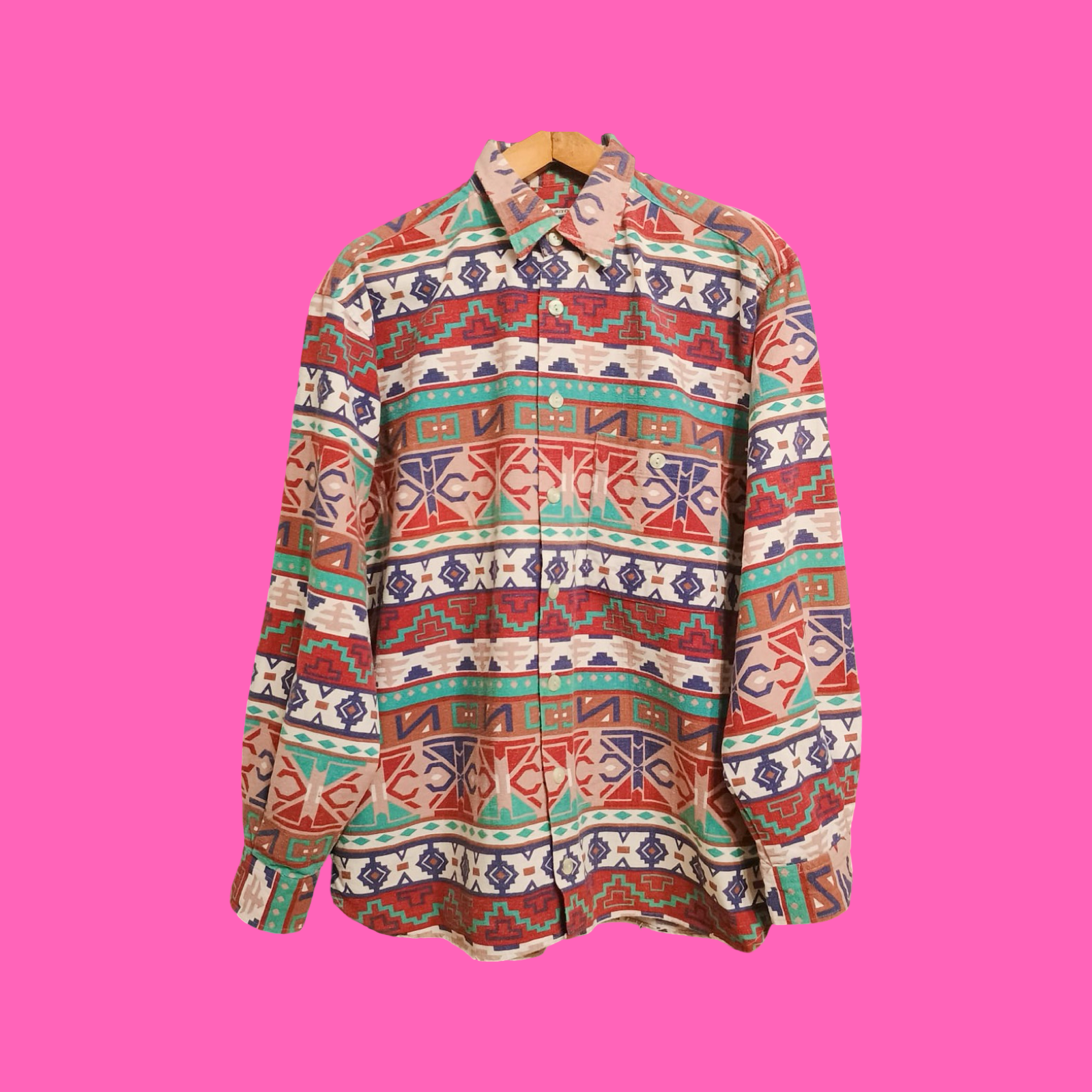 Vintage Multicolor Fantasy 90's Shirt Unisex Size L