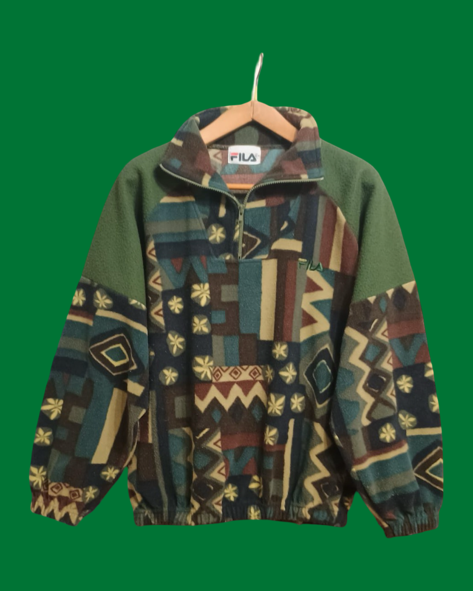 Vintage Multicolor Fantasy 90's Fila Fleece Unisex Size M