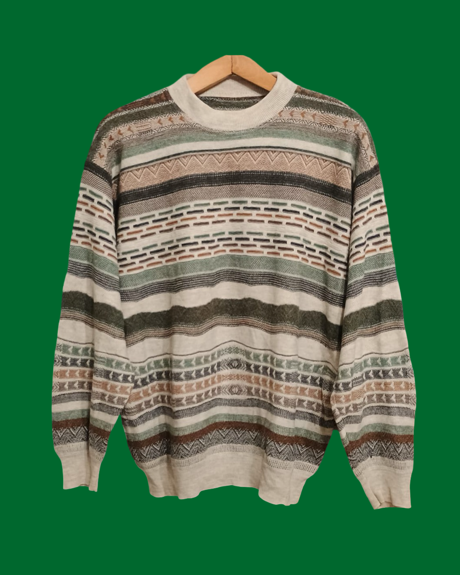 Vintage Multicolor Fantasy 90's Sweater Unisex Size M