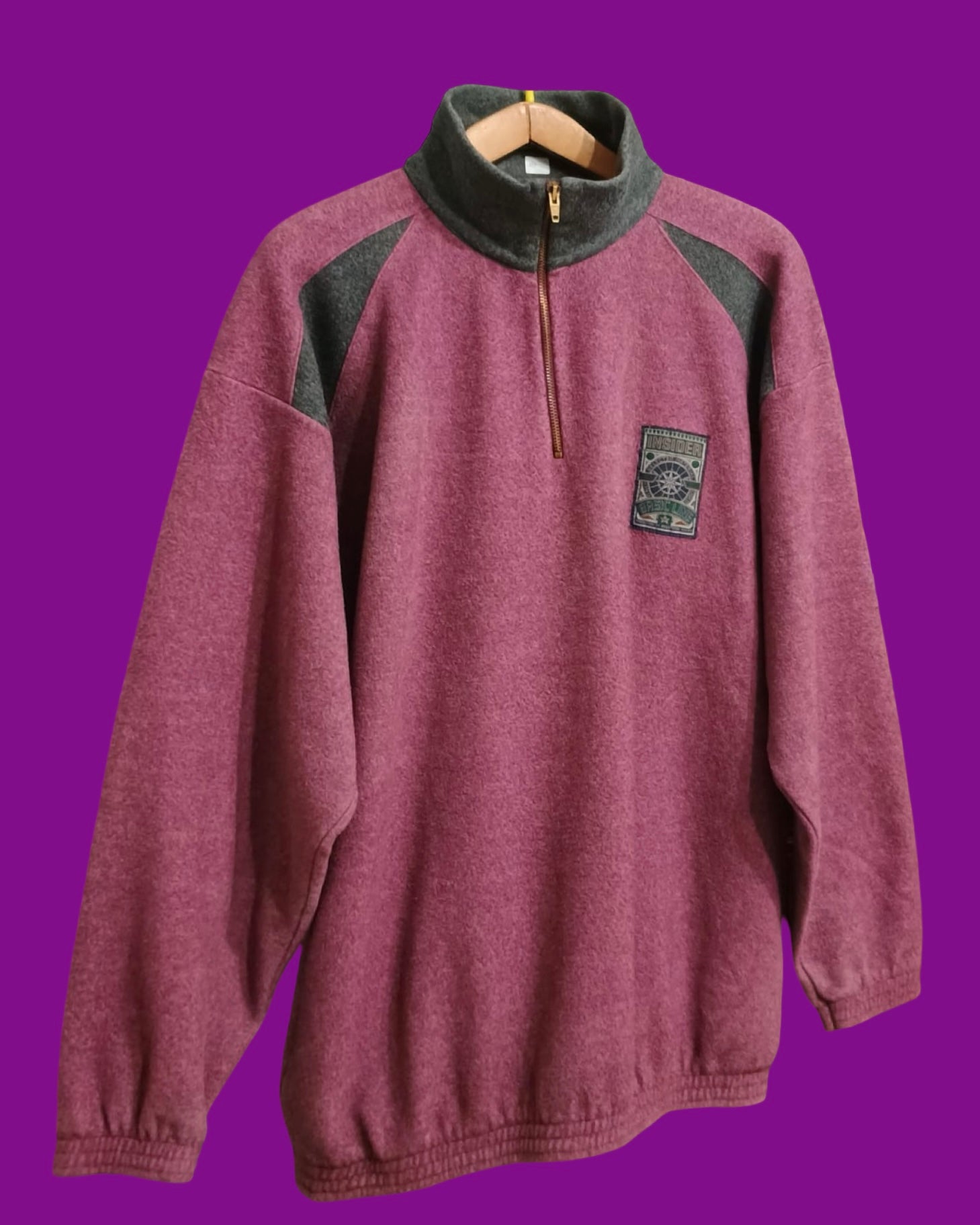 Vintage Multi Fantasy 90's Fleece Sweatshirt Unisex Size XL