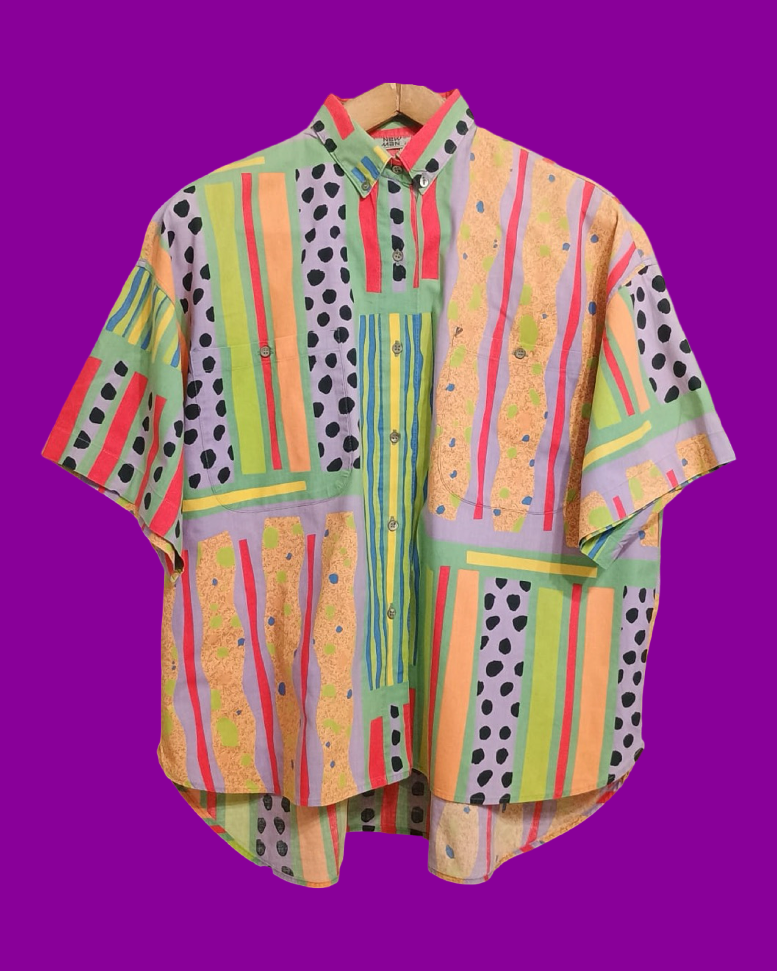 Vintage Multicolor Fantasy 90's Shirt Unisex Size M