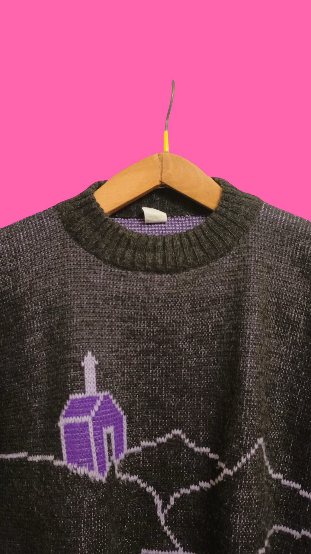 Vintage Multicolor Fantasy 90's Sweater Woman Size M