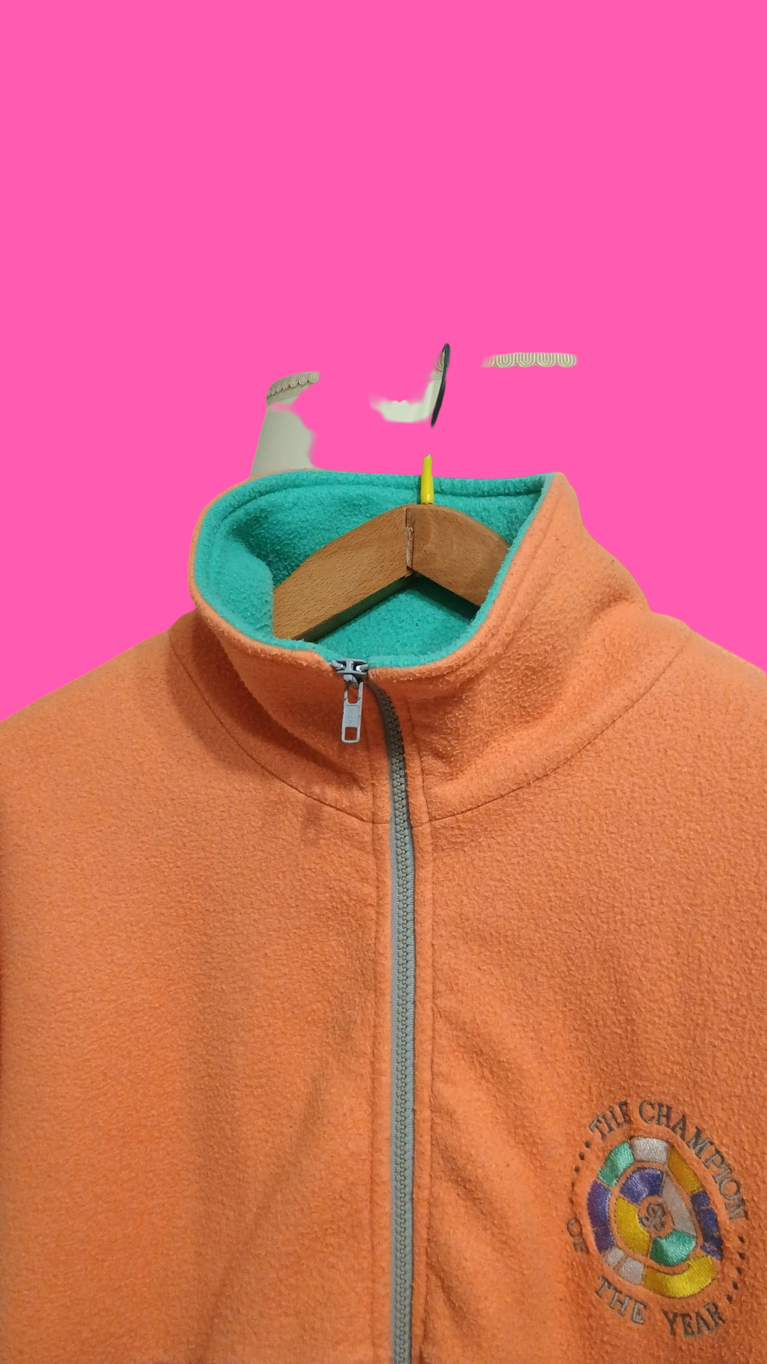 Vintage Multicolor Fantasy 90's Fleece Unisex Size M