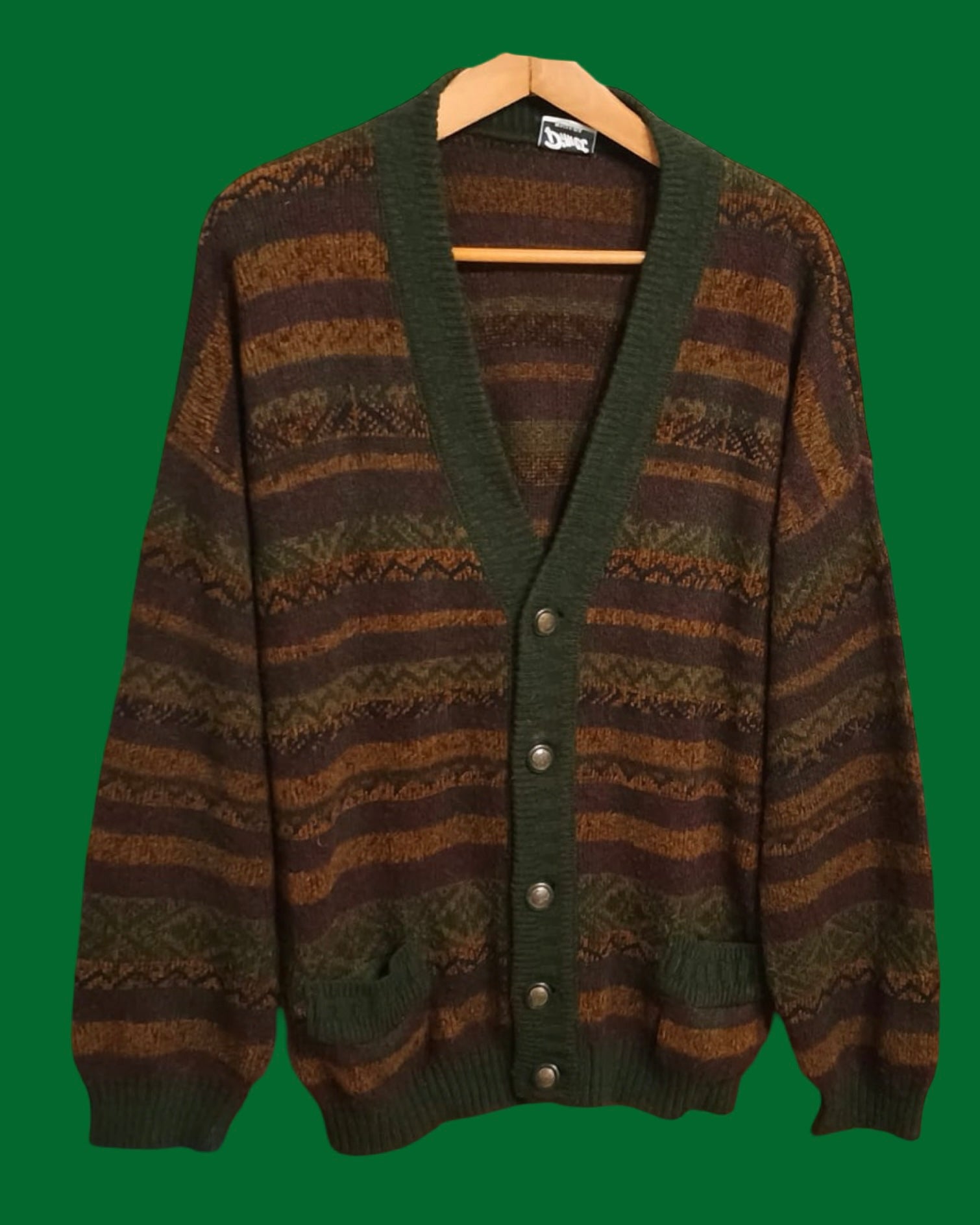 Vintage Multicolor Fantasy 90's Sweater Unisex Size XL