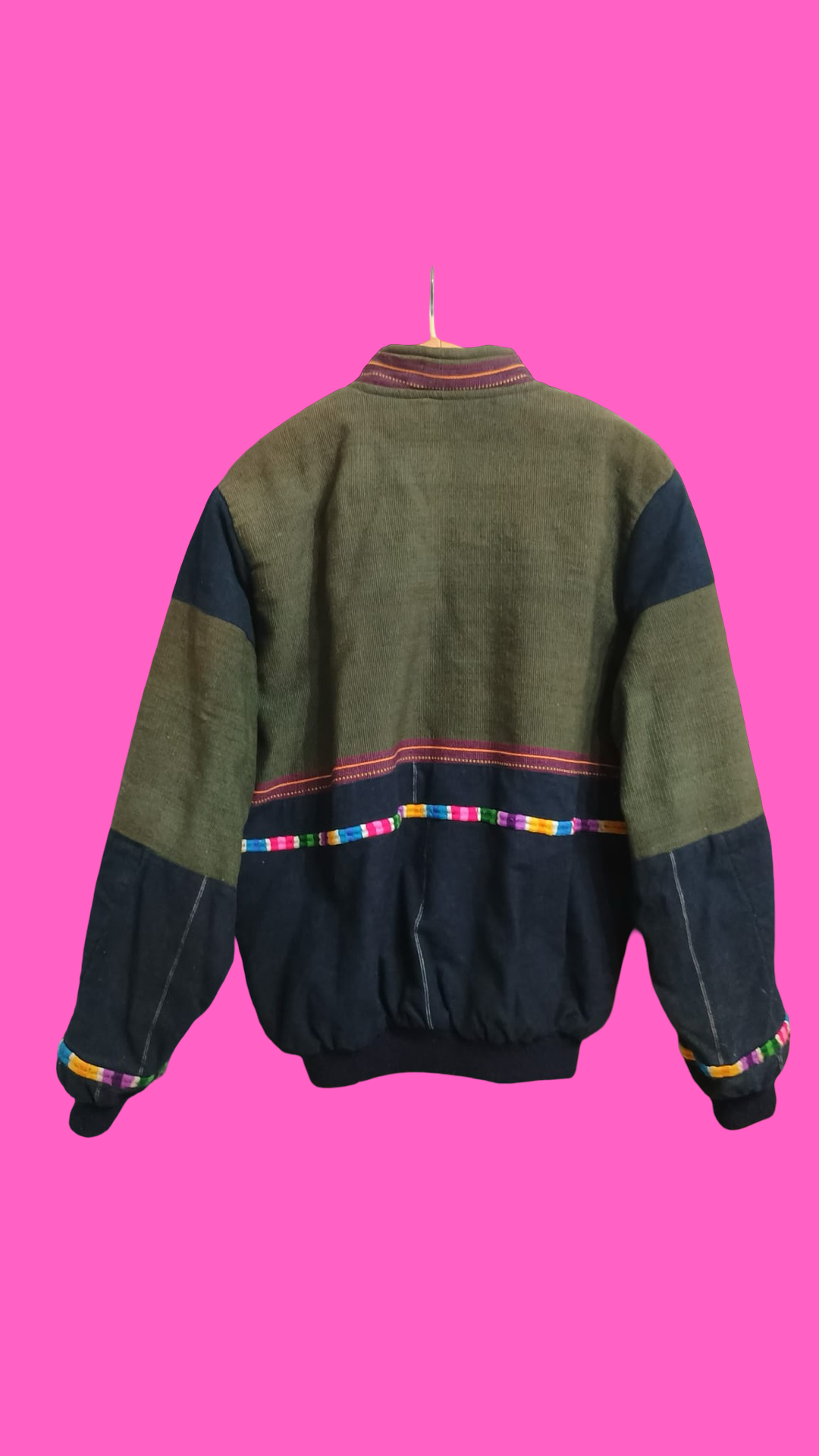 Vintage Brown 90's Spring Velvet Jacket Unisex Size L