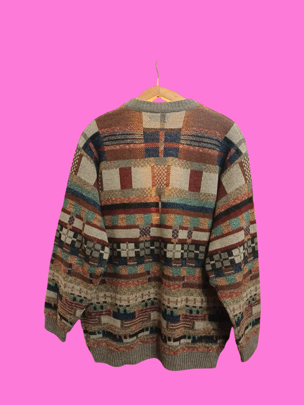 Vintage Multicolor Fantasy 90's Sweater Unisex Size XL