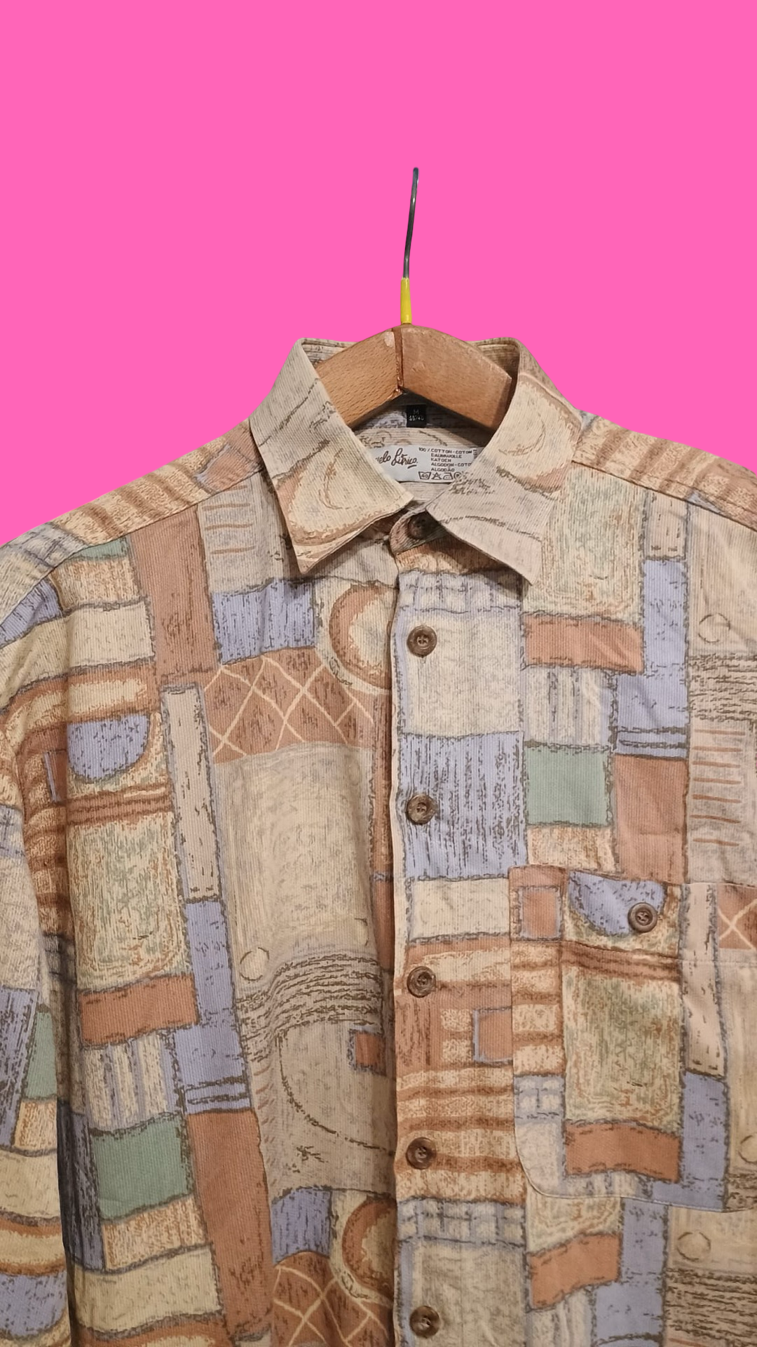 Vintage Multicolor Fantasy 90's Spring Shirt Unisex Size XL
