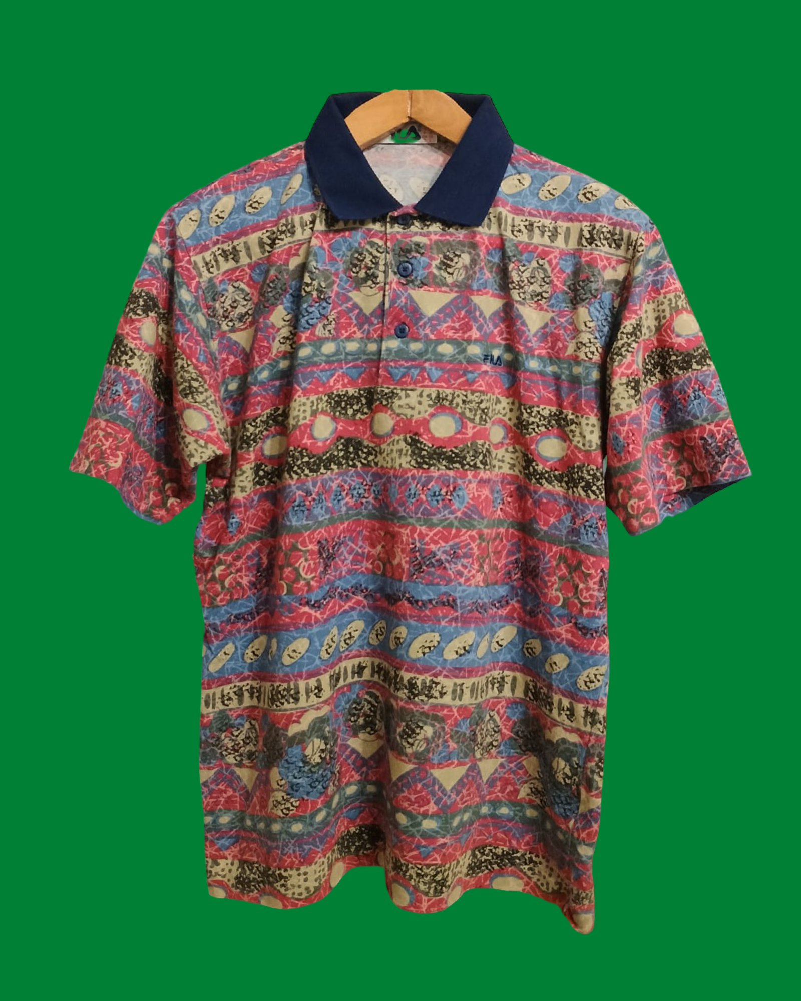 Vintage Multicolor Fantasy 90's Fila Polo Unisex Size L