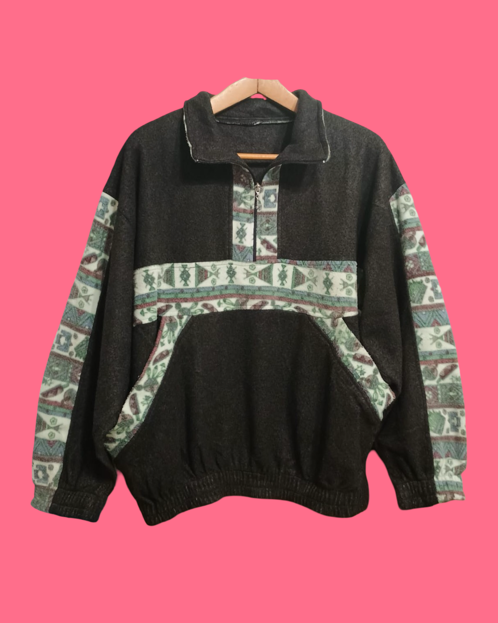 Vintage Multicolor Fantasy 90's Sweatshirt Unisex Size L
