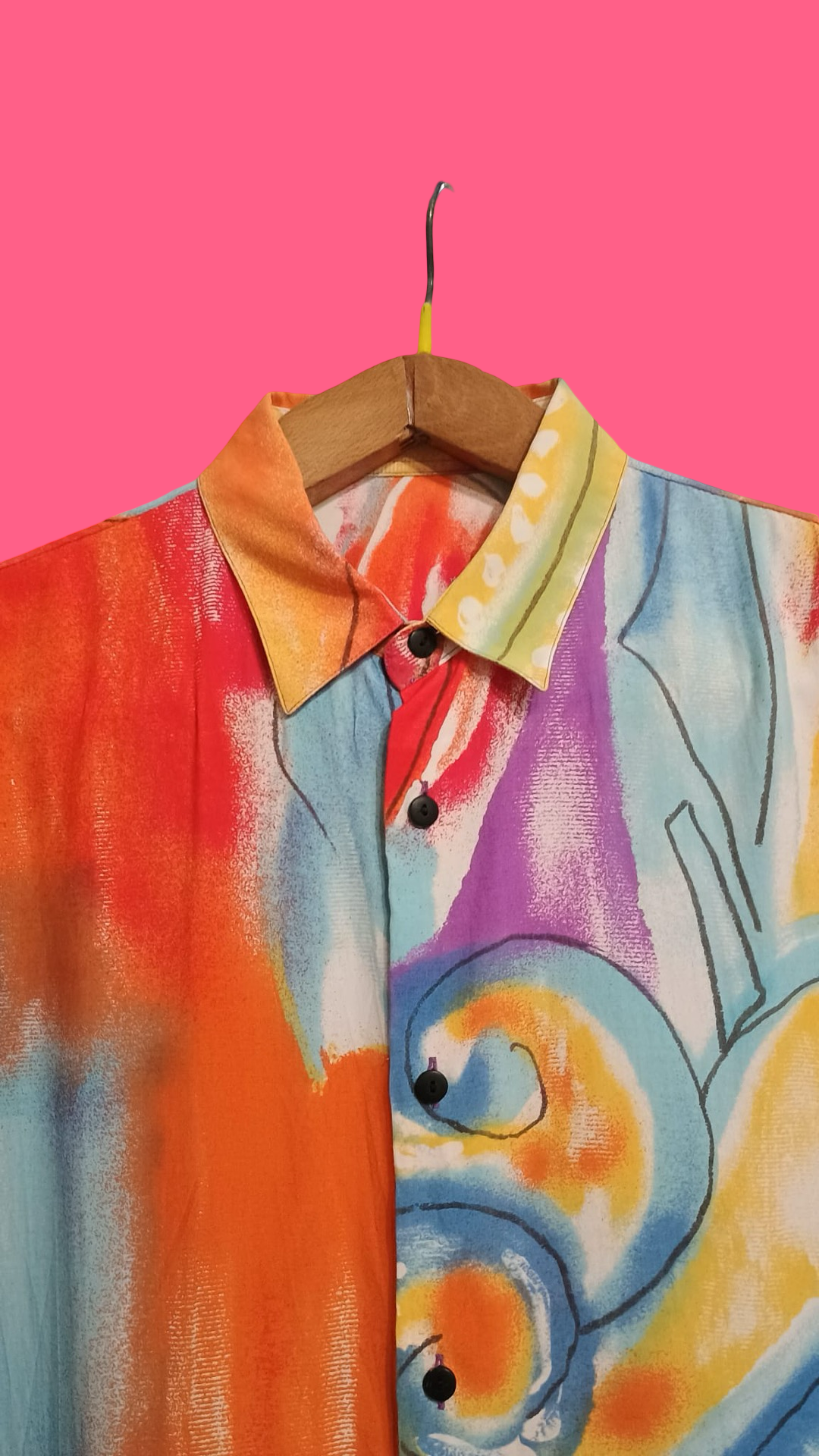 Vintage Multicolor Fantasy 90's Shirt Unisex Size M