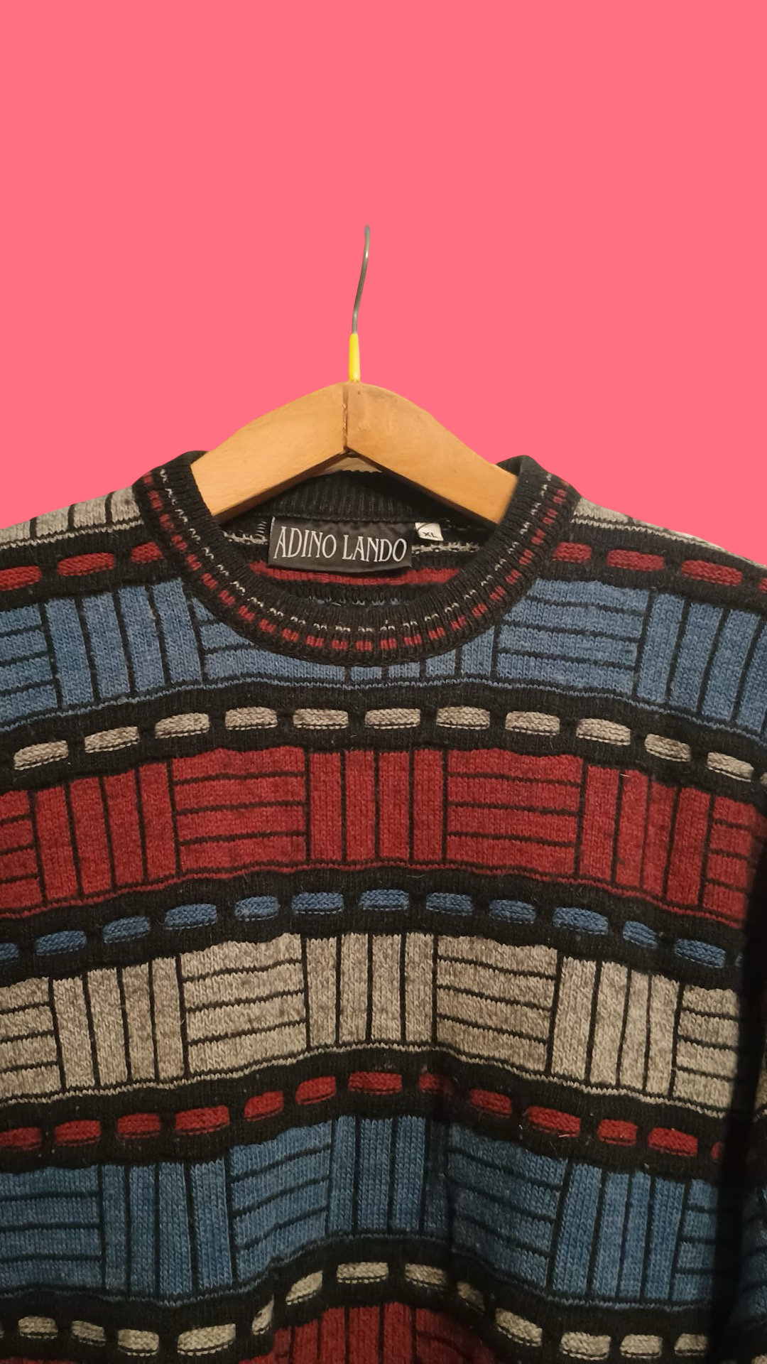 Vintage Multicolor Fantasy 90's Sweater Unisex Size XL