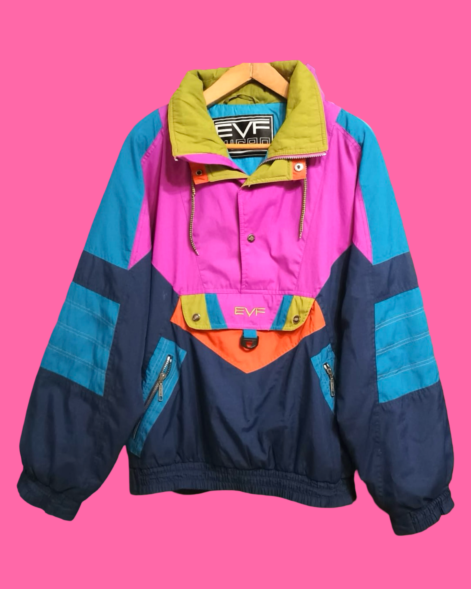 Vintage Multicolor Fantasy 90's Snow Jacket Unisex Size L