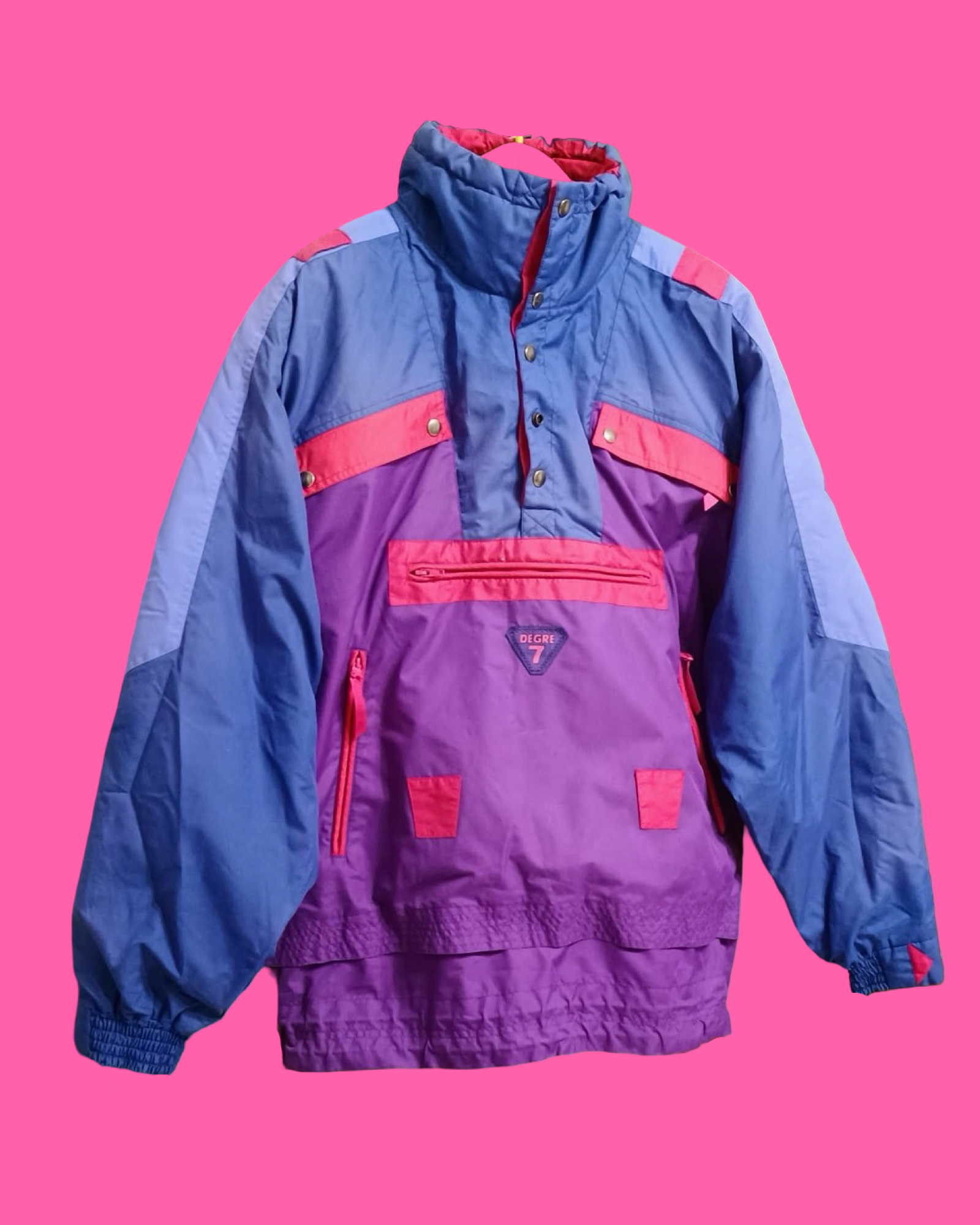 Vintage Multicolor Fantasy 90's Snow Jacket Unisex Size XL
