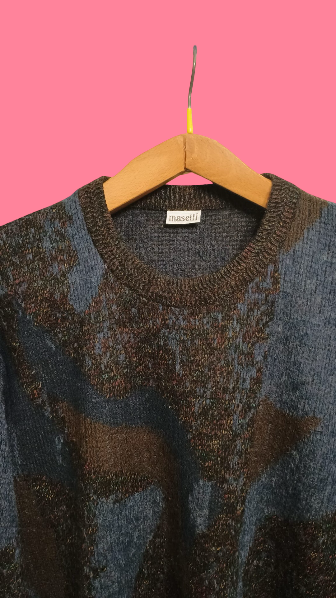 Vintage Multicolor Fantasy 90's Sweater Unisex Size L