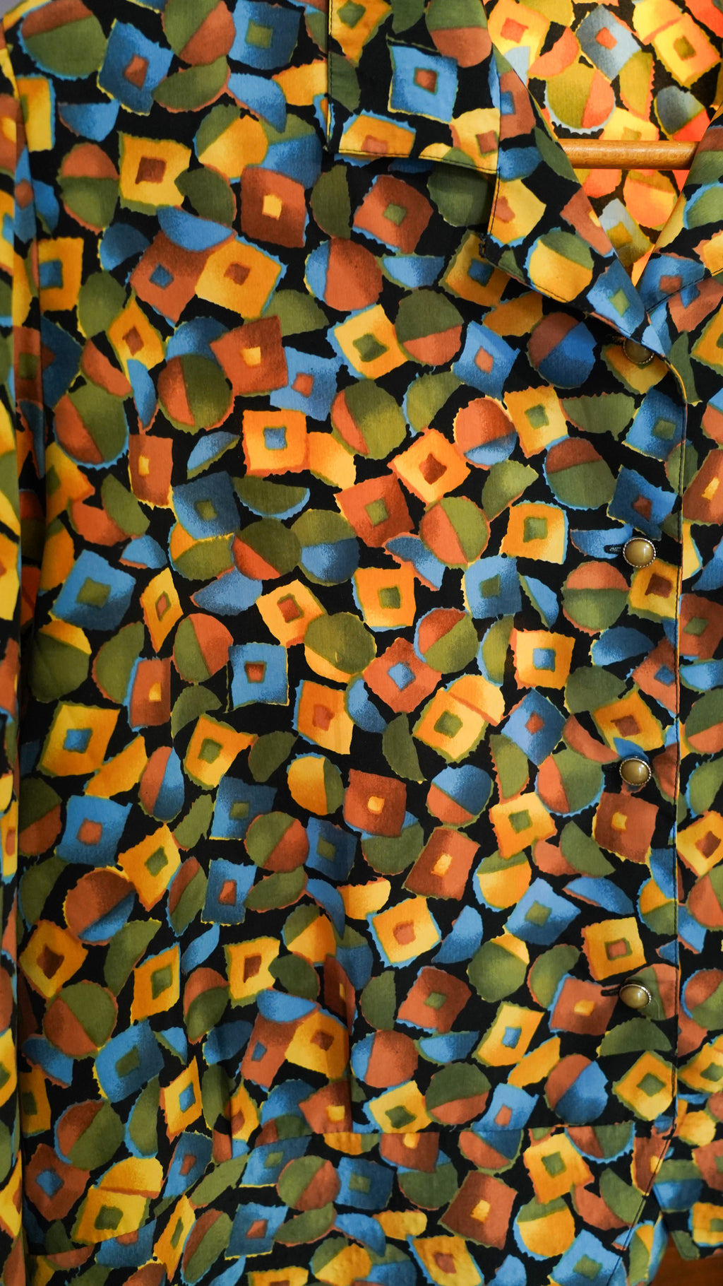 Vintage Multicolor Fantasy Shirt Woman Size S