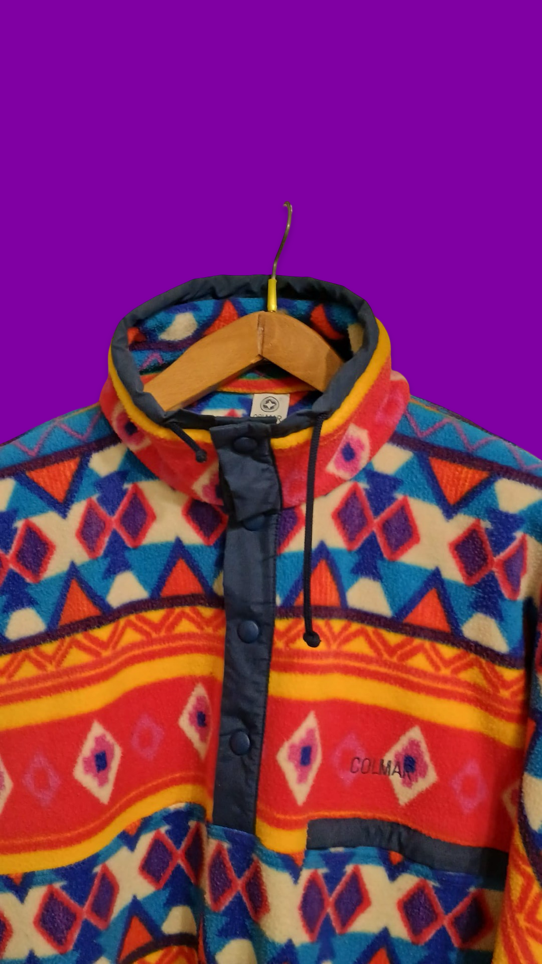 Vintage Multicolor Fantasy 90's Colmar Fleece Unisex Size M