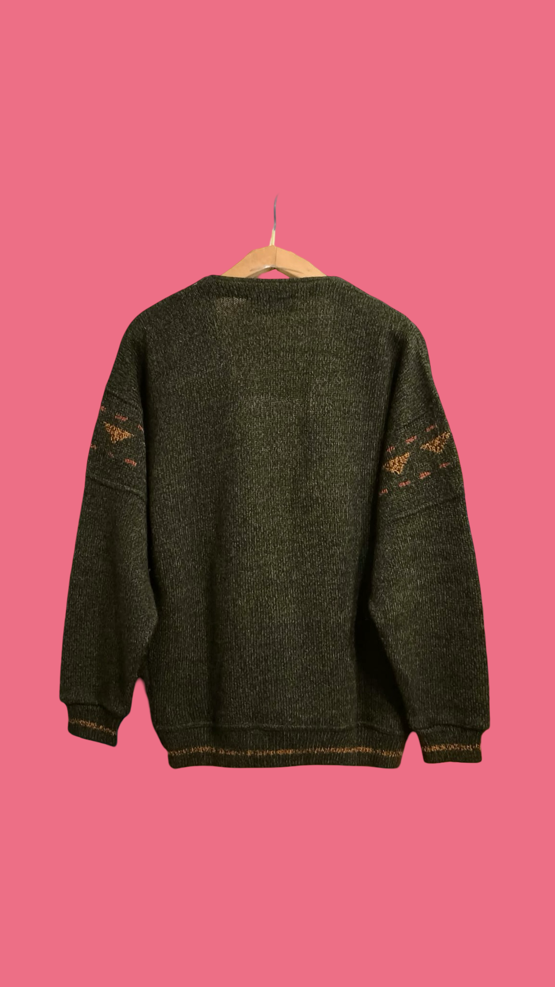 Vintage Multicolor Fantasy Sweater Unisex Size M