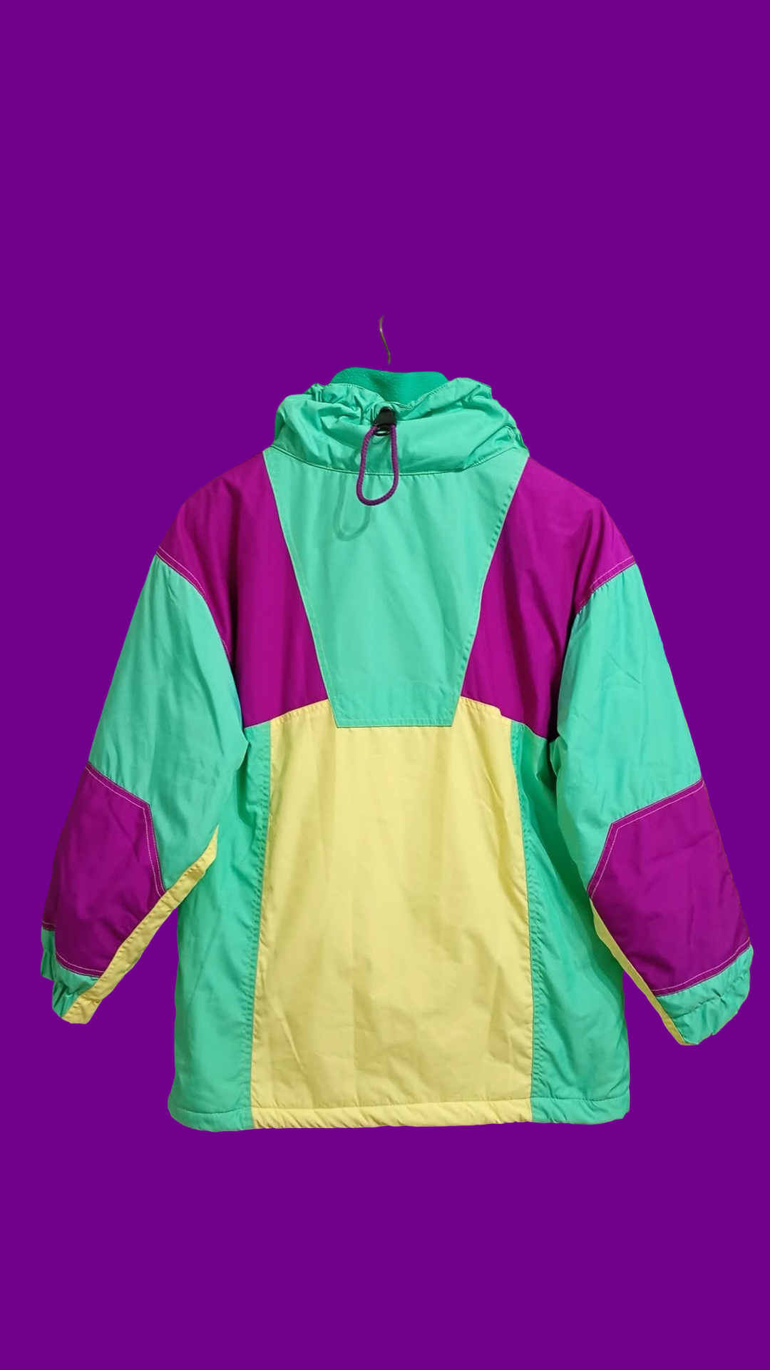 Vintage Multicolor Fantasy 90's Rare Snow Jacket Unisex Size M