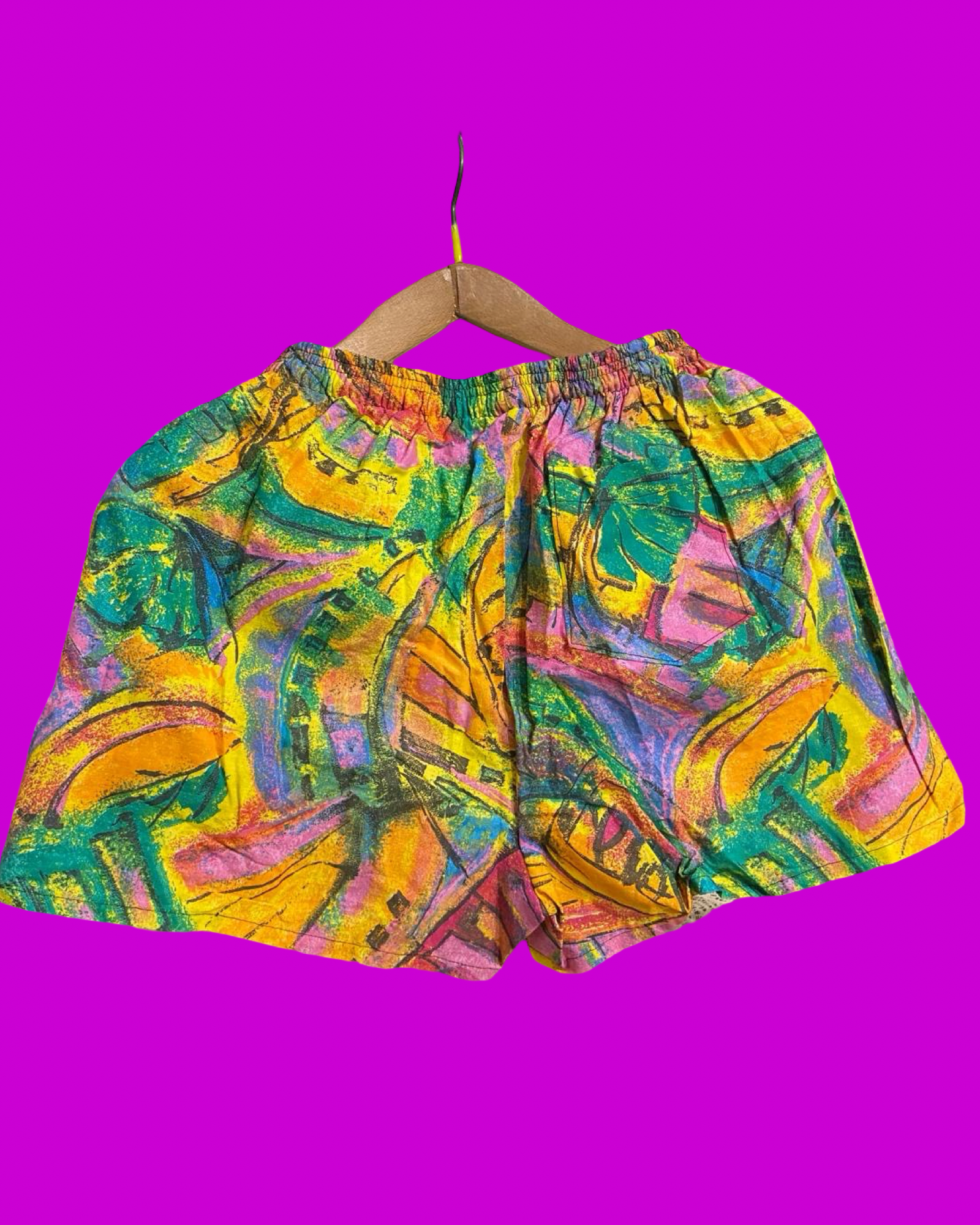 Vintage Multicolor Fantasy 90's Swimming Suit Unisex Size M