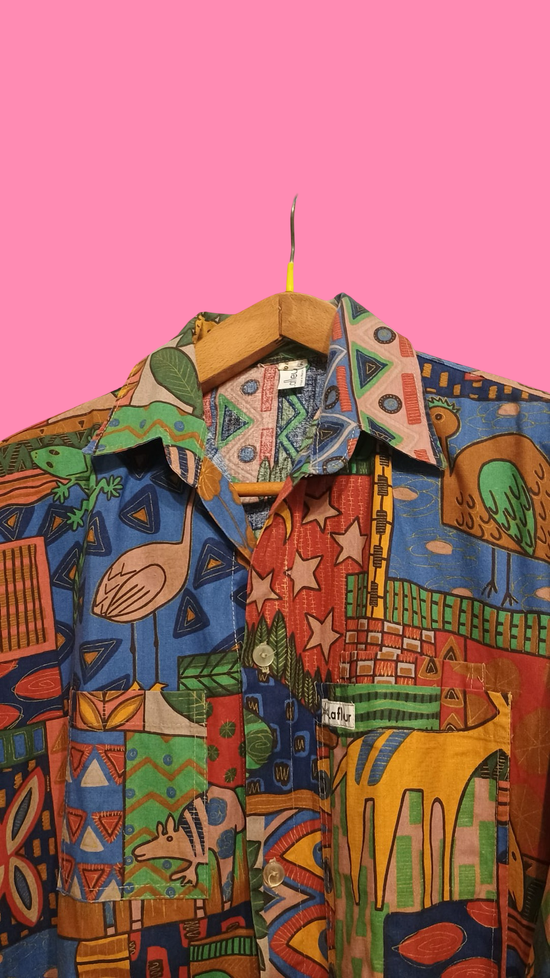 Vintage Multicolor Fantasy 90's Shirt Unisex Size XL