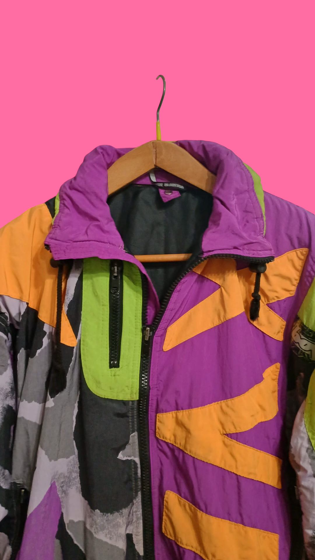 Vintage Multicolor Fantasy 90's Snow Jacket Unisex Size M