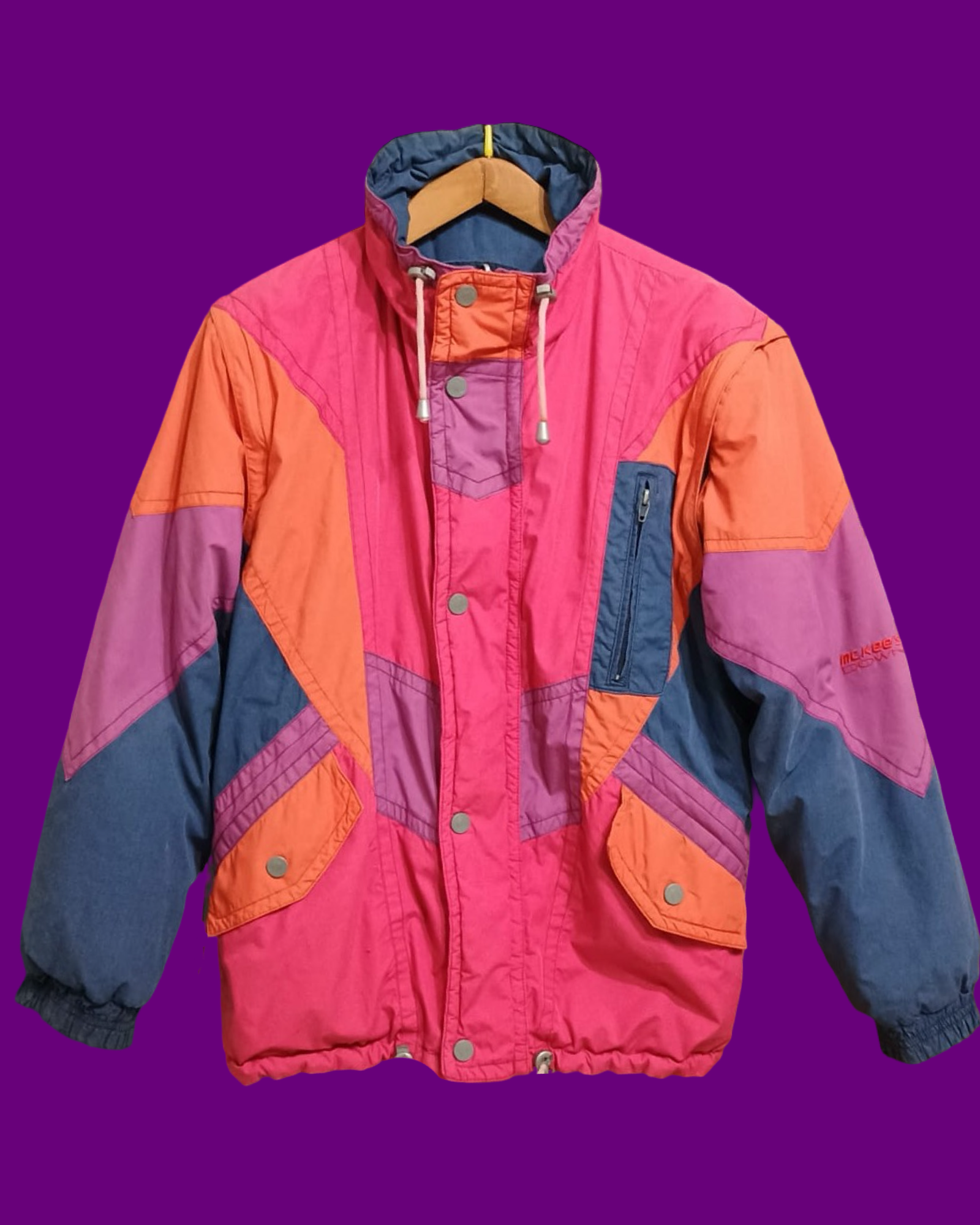 Vintage Multicolor Fantasy 90's Snow Jacket Unisex Size L