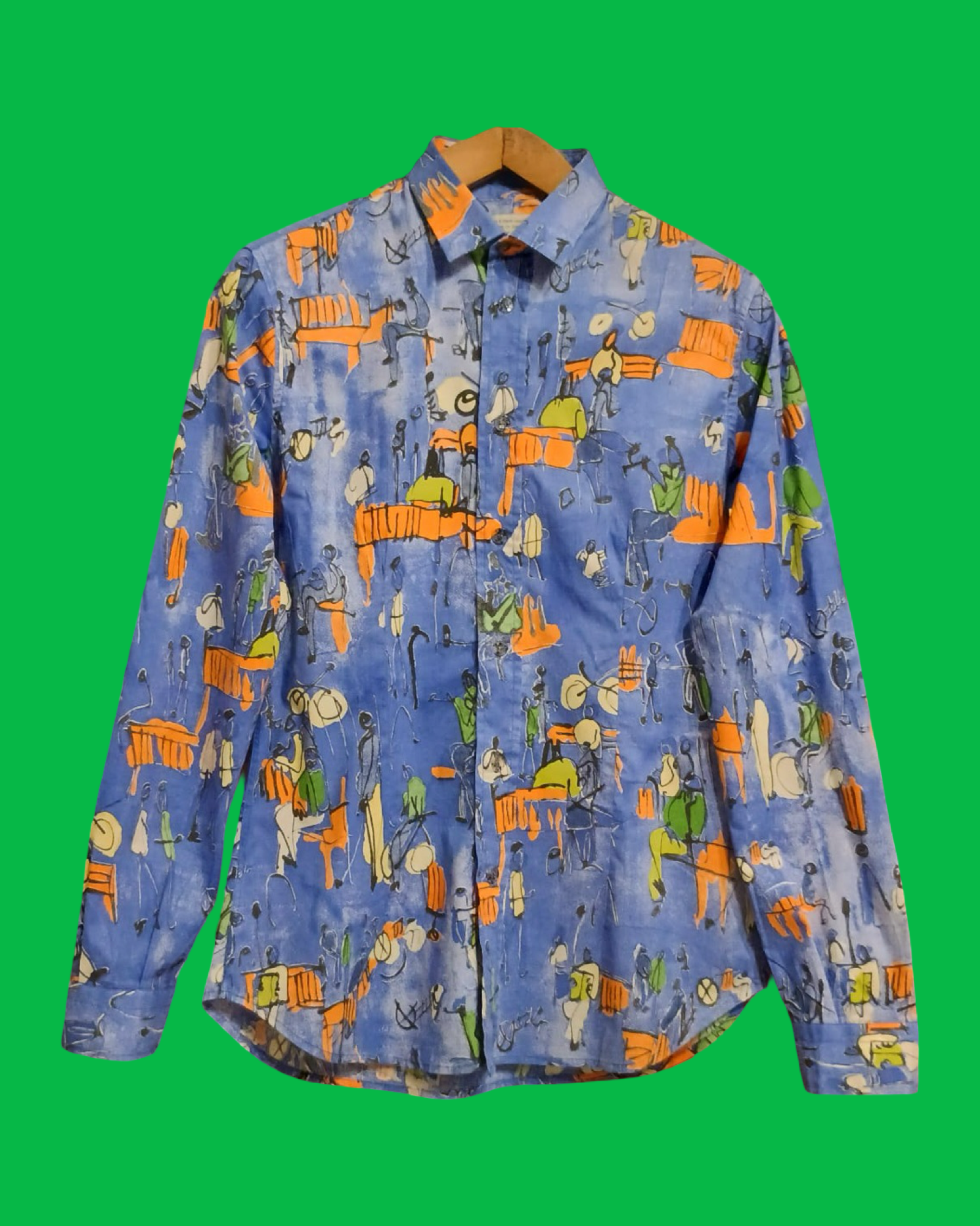 Vintage Multicolor Fantasy 90's Shirt Unisex Size M