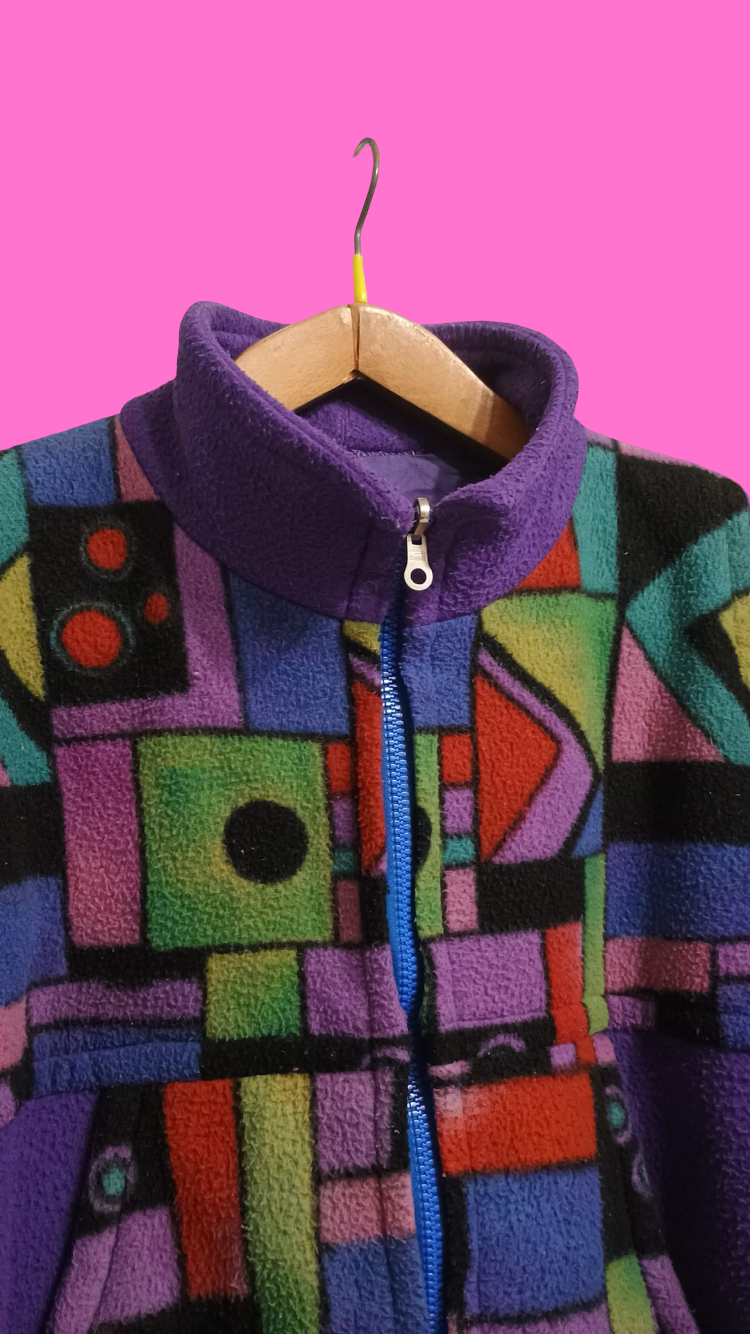 Vintage Multicolor Fantasy 90's Fleece Unisex Size XL