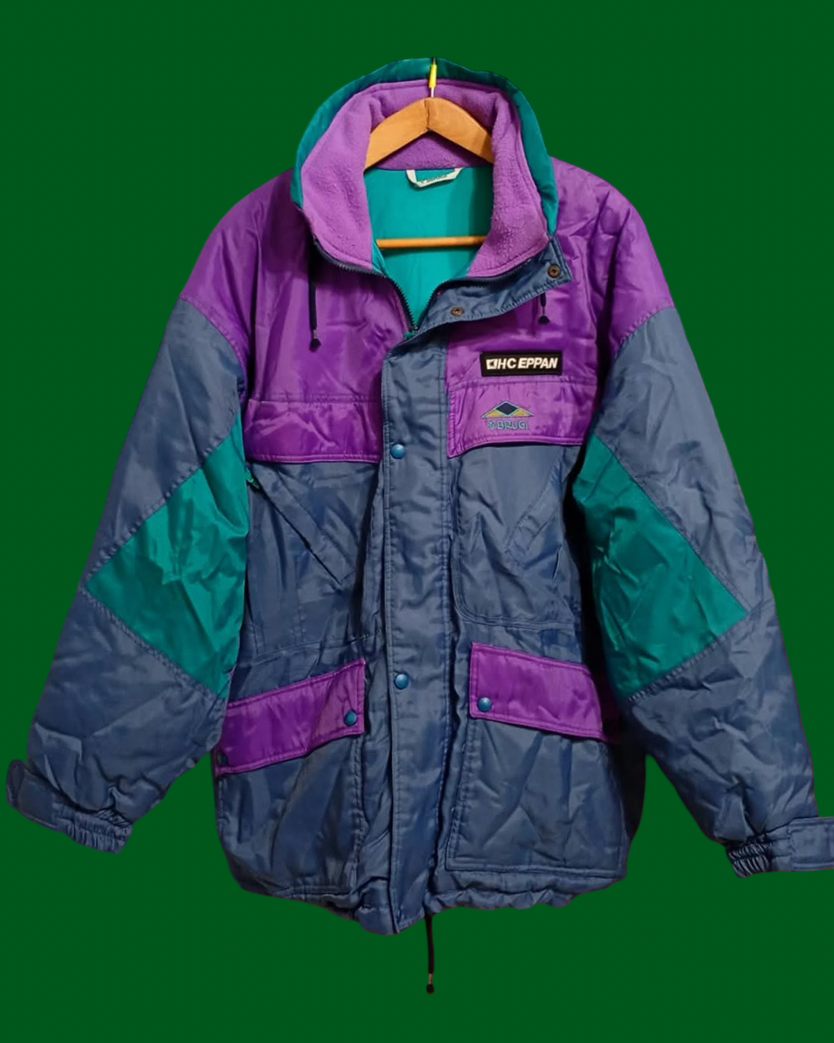 Vintage Multicolor Fantasy 90's Rare Snow Jacket Unisex Size XL