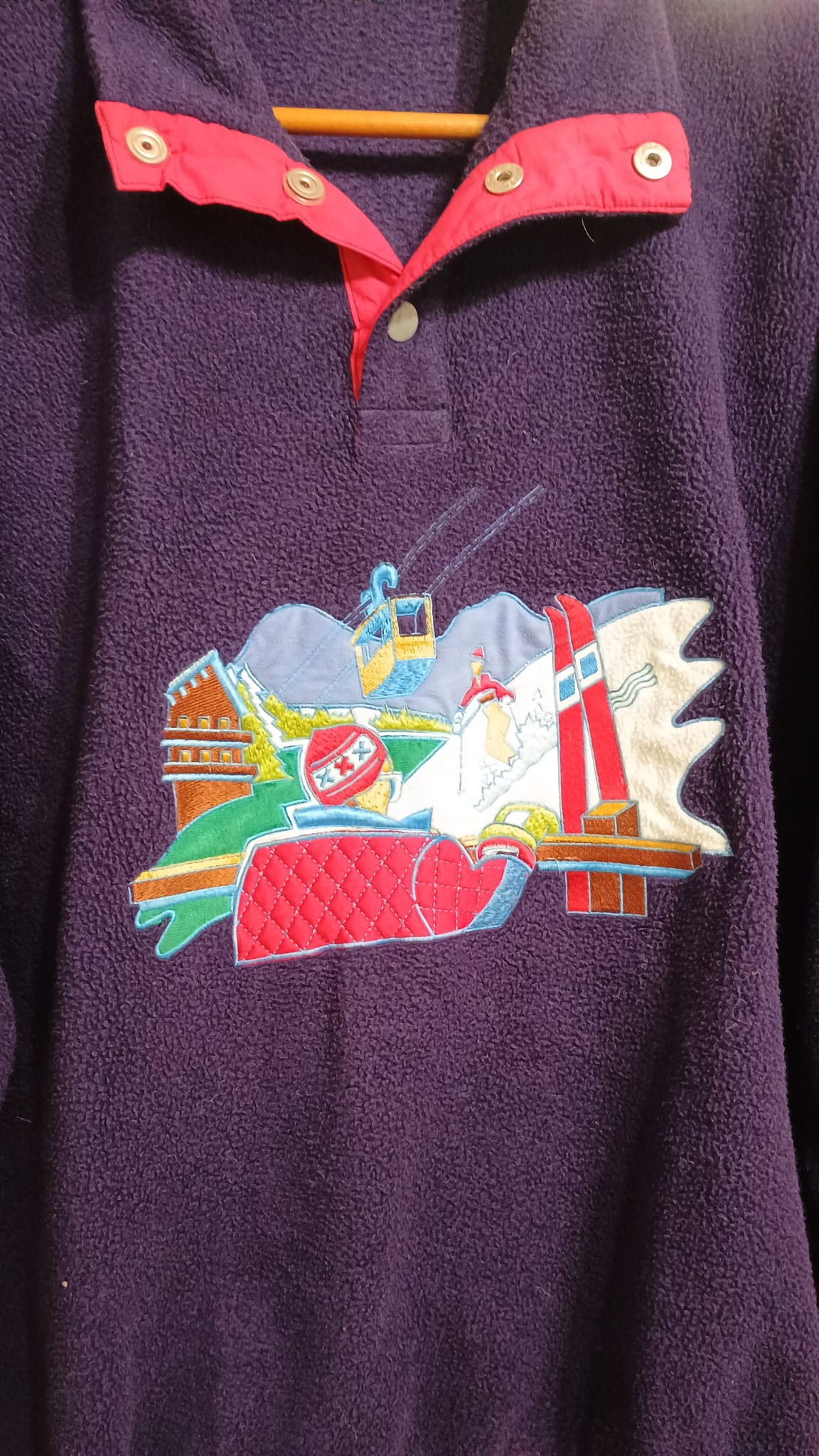 Vintage Multicolor Fantasy Sergio Tacchini 90's Sweatshirt Unisex Size L