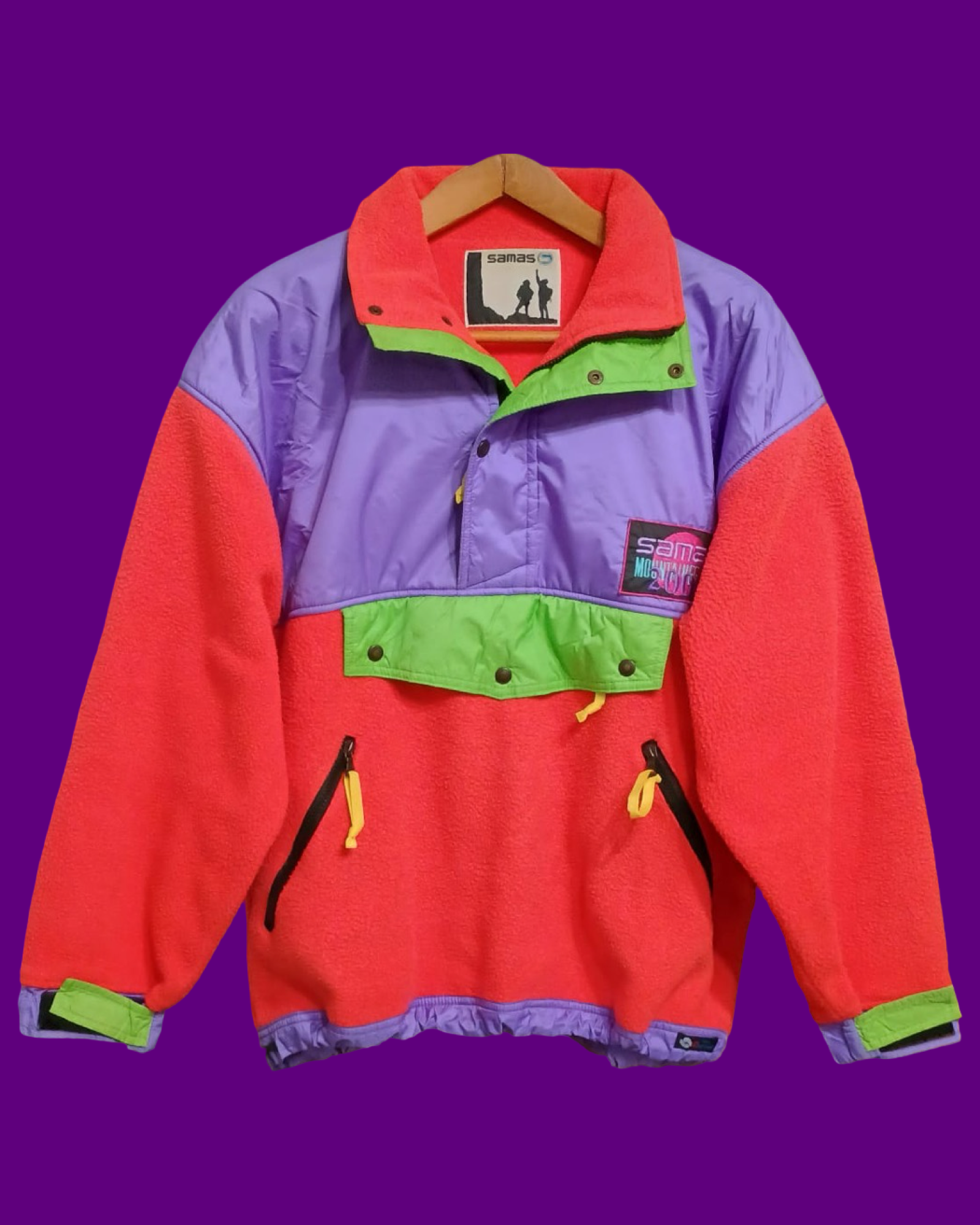 Vintage Multicolor Fantasy 90's Snow Jacket Unisex Size L