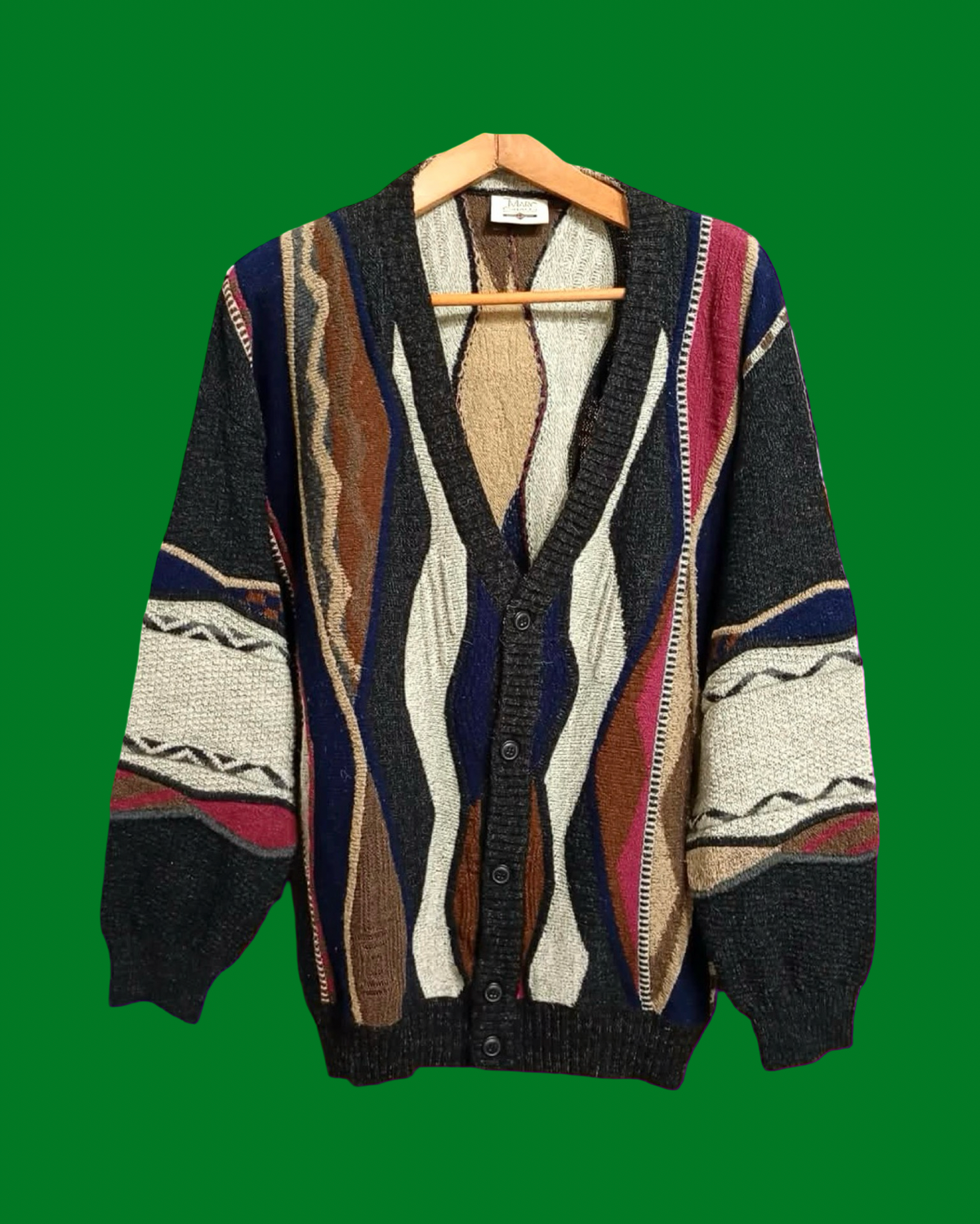 Vintage Multicolor Fantasy 90's Sweater Unisex Size XL