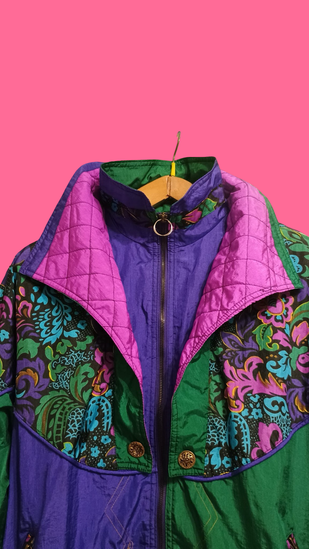 Vintage Multicolor Fantasy 90's Windbreaker Unisex Size L