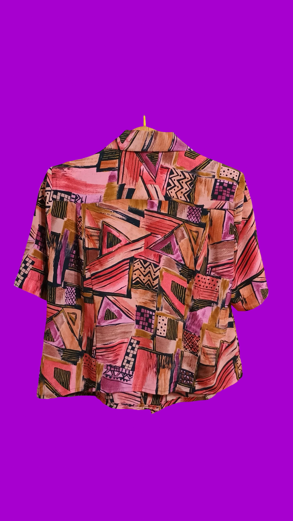 Vintage Multicolor Fantasy 90's Shirt Woman Size M