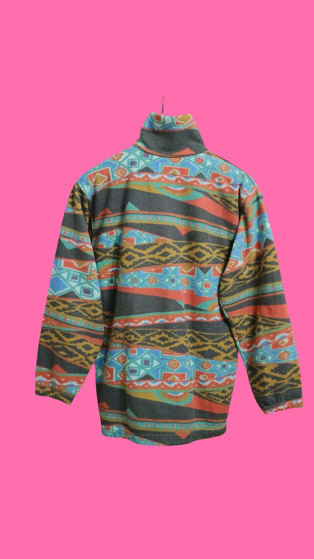 Vintage Multicolor Fantasy 90's Fleece Unisex Size S
