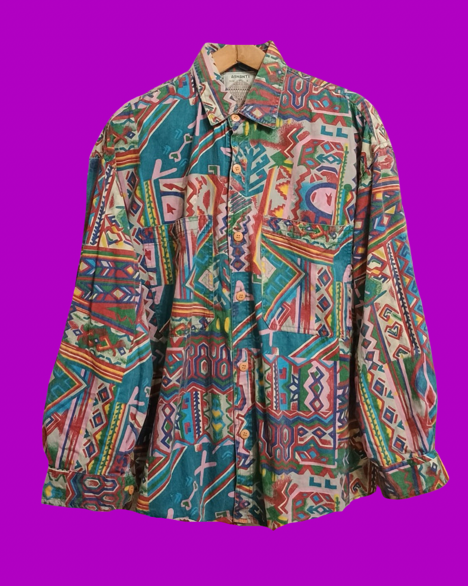 Vintage Multicolor Fantasy 90's Shirt Unisex Size XL