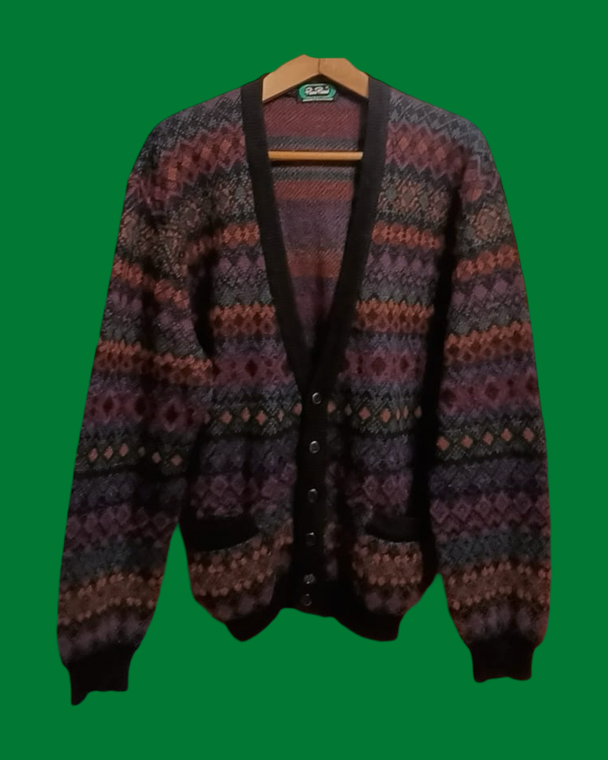 Vintage Multicolor Fantasy 90's Sweater Unisex Size L