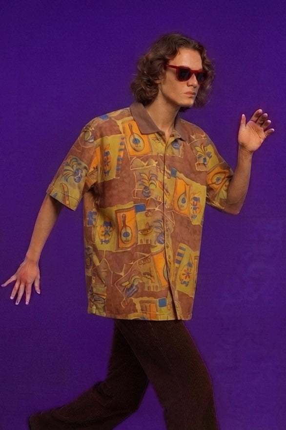Vintage Multicolor Fantasy 90's Shirt Unisex Size M