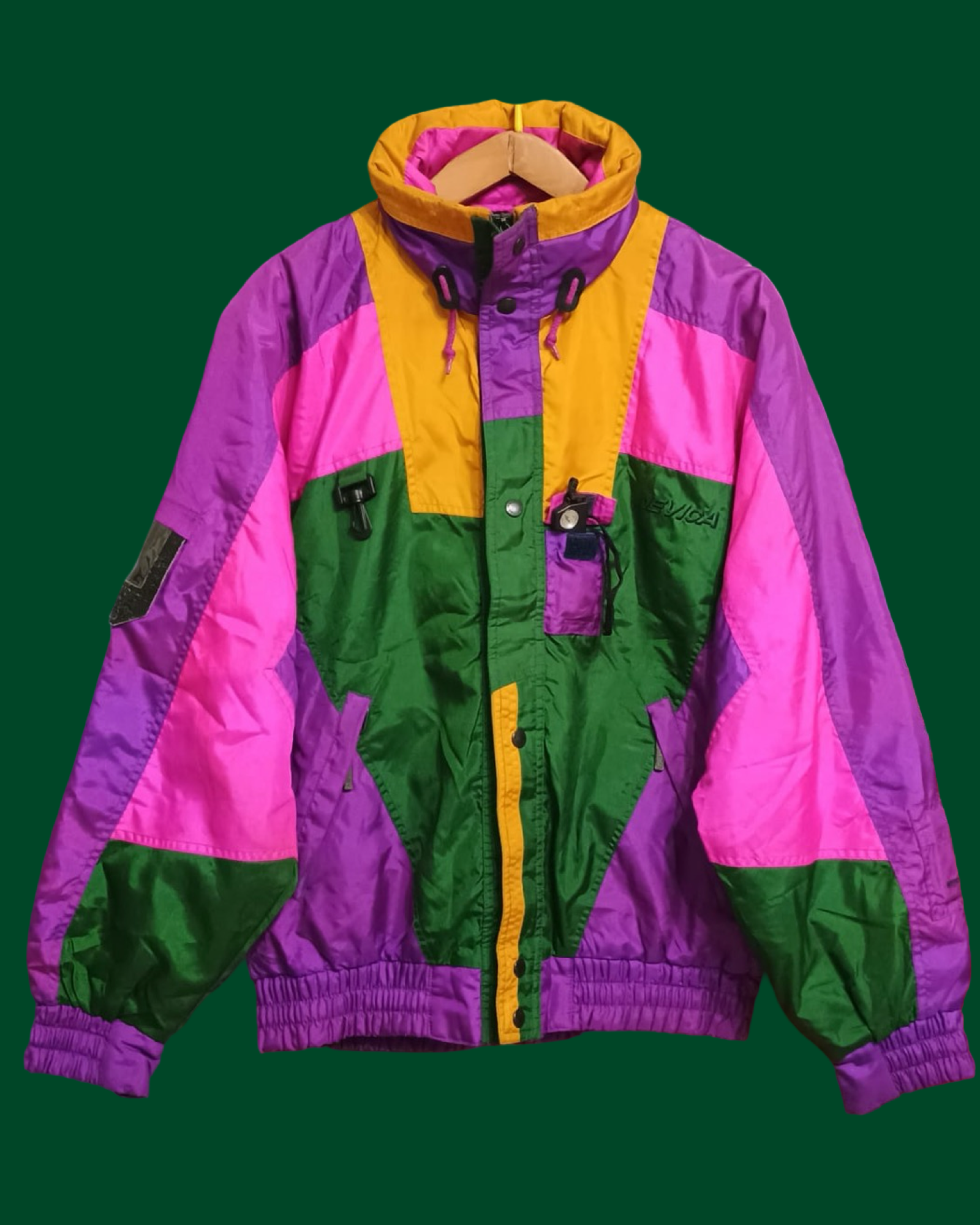 Vintage Multicolor Fantasy 90's Snow Jacket Unisex Size L