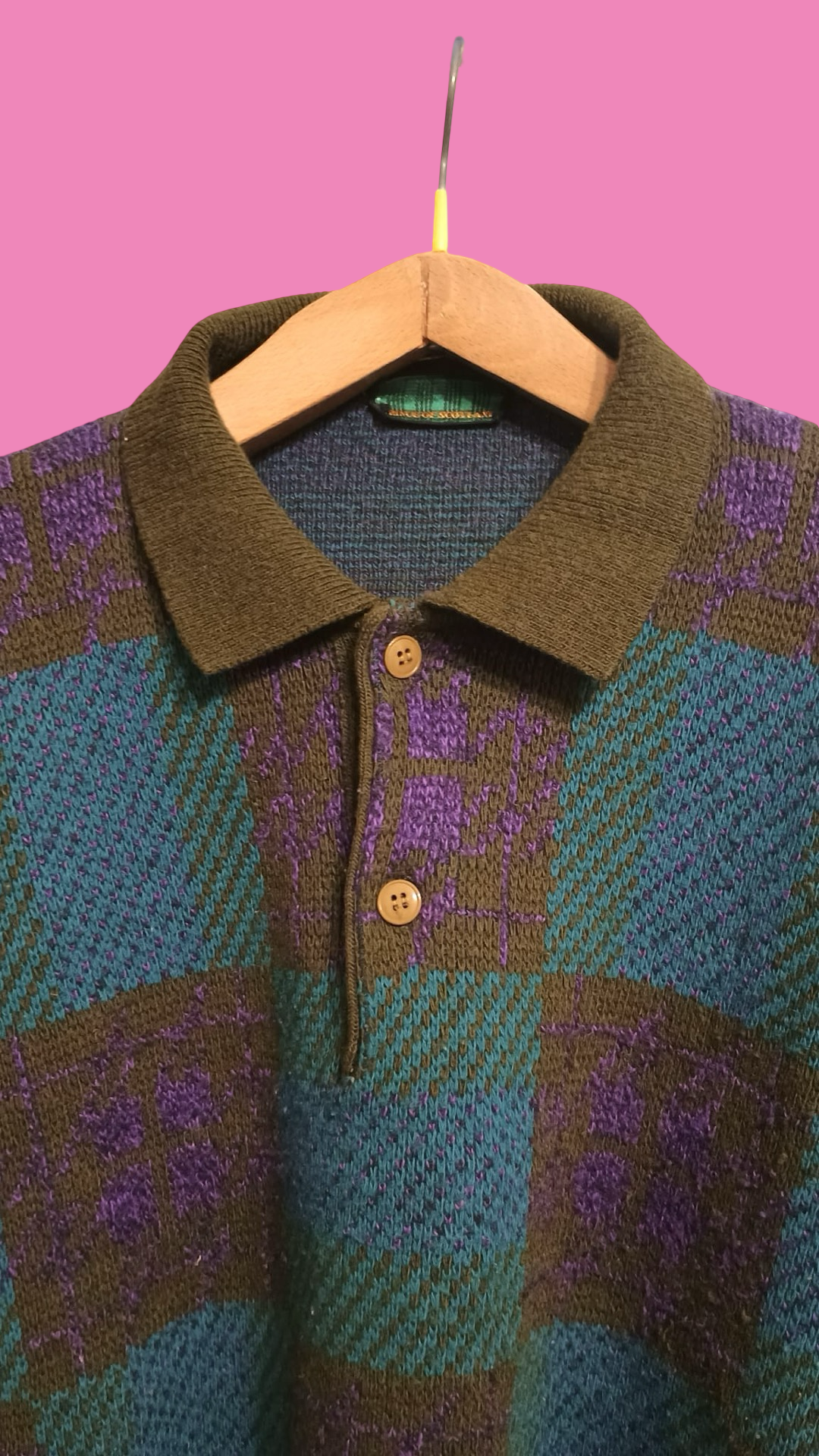 Vintage Multicolor Fantasy 90's Sweater Unisex Size M