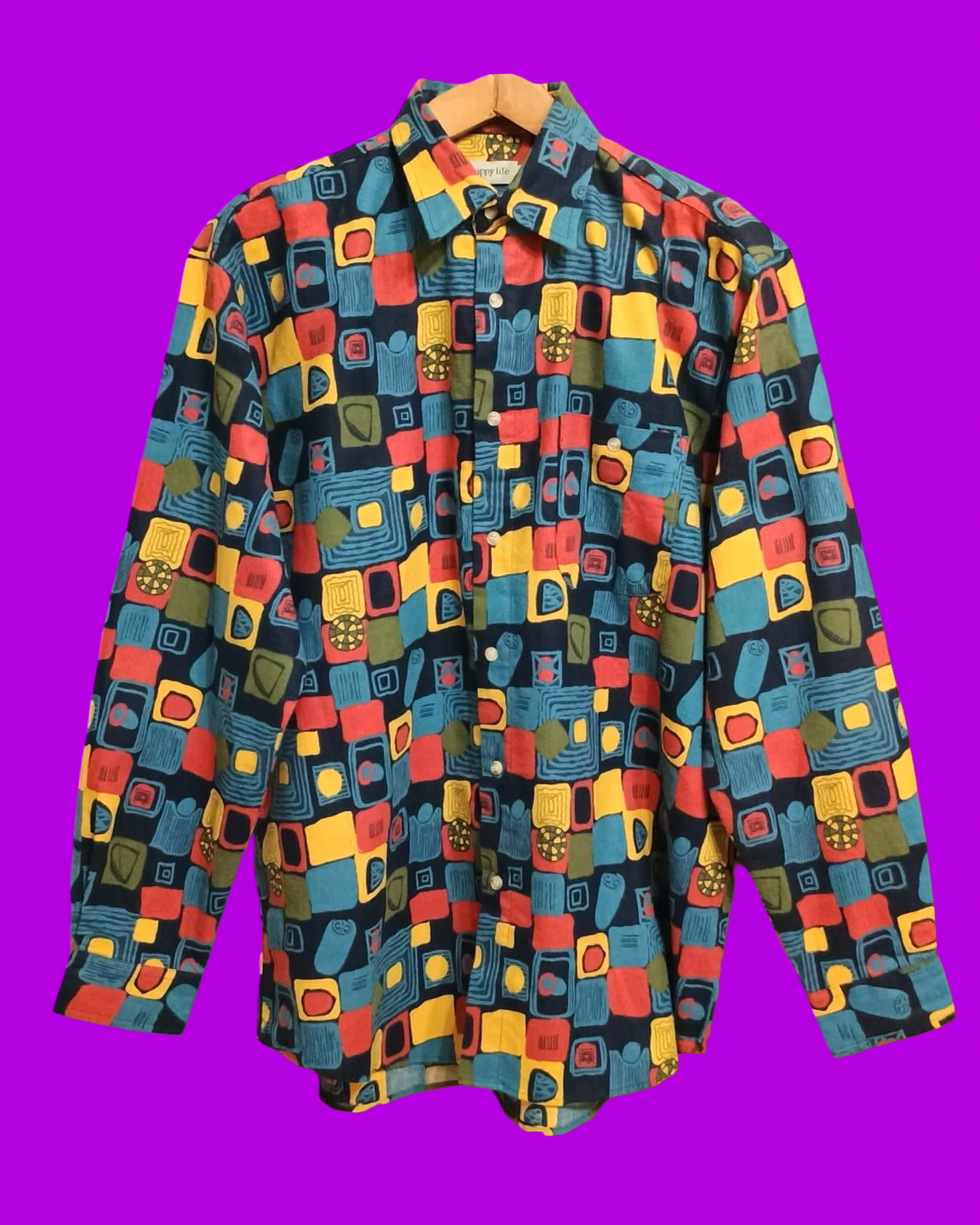Vintage Multicolor Fantasy 90's Shirt Unisex Size XL