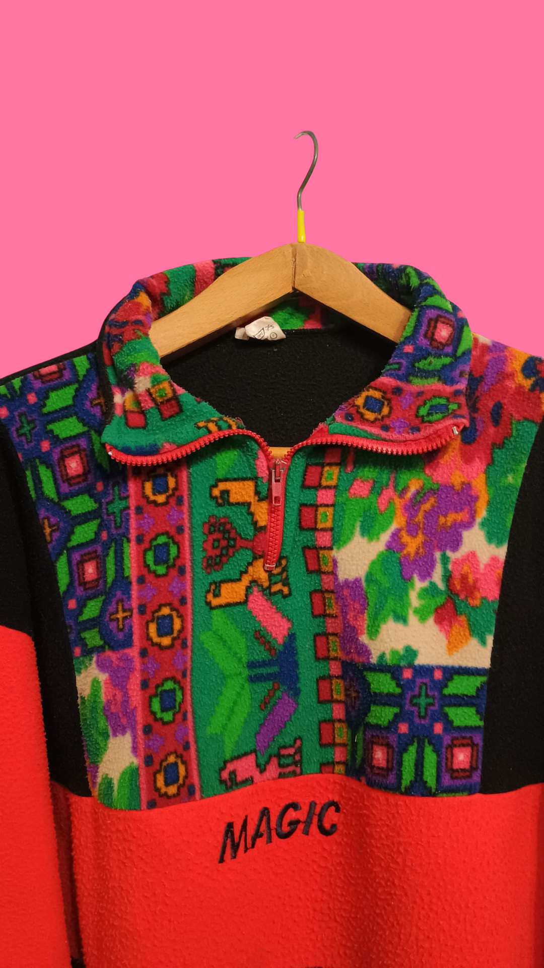 Vintage Multicolor Fantasy 90's Sweatshirt Unisex Size M