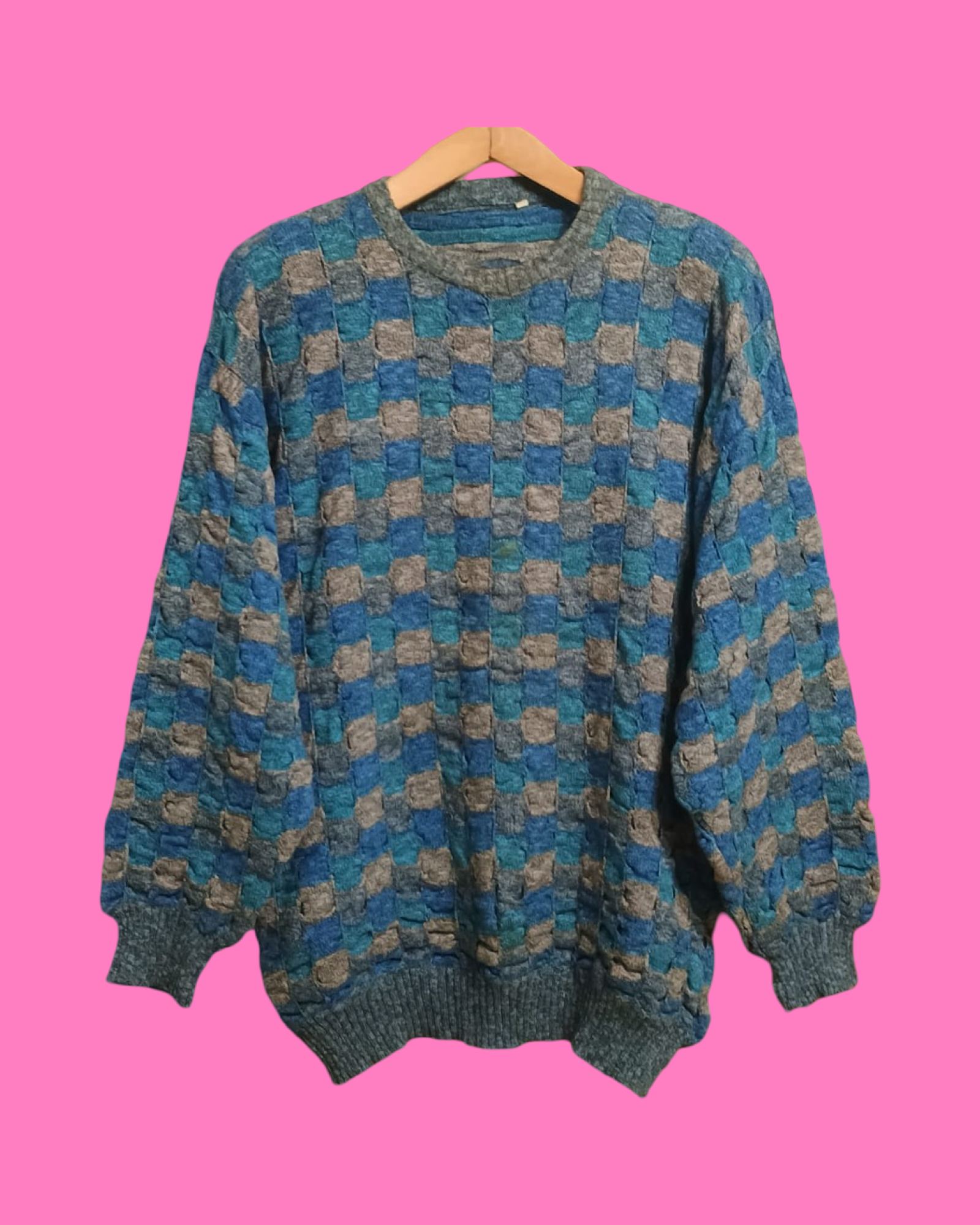Vintage Multicolor Fantasy 90's Sweater Unisex Size XL