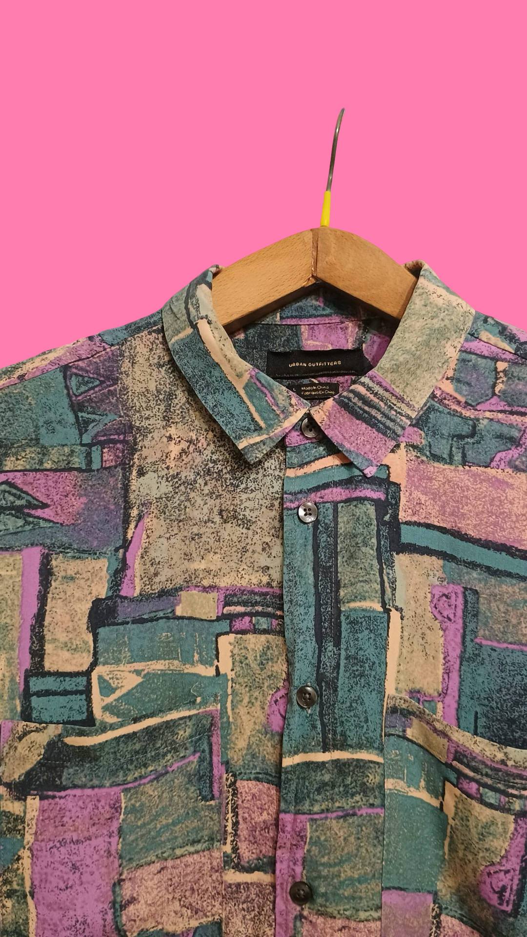 Vintage Multicolor Fantasy 90's Spring Shirt Unisex Size L